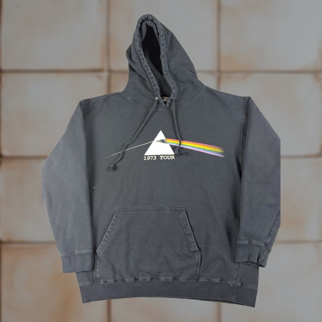 Vintage VINTAGE Pink Floyd Sweatshirt Mens Large Black Pullover Hoodie Dark Side Of Moon Size US L / EU 52-54 / 3 - 1 Thumbnail
