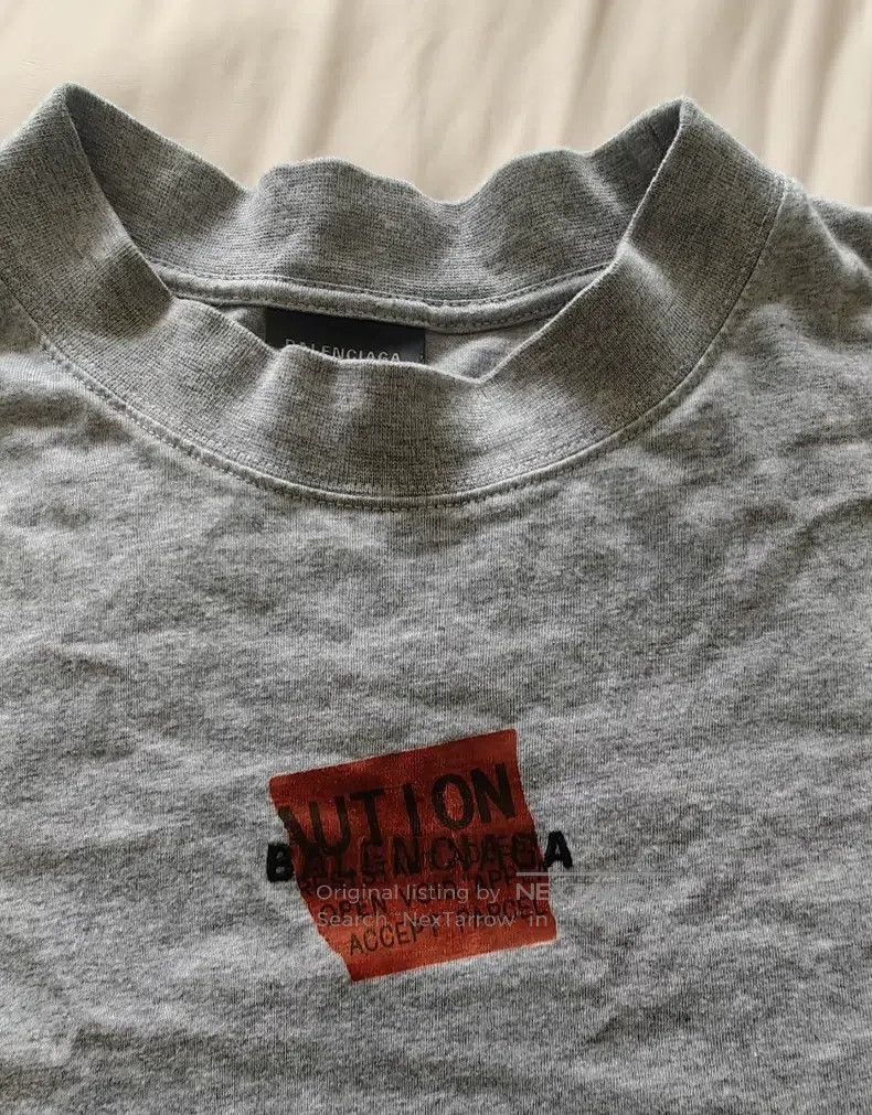 Balenciaga Balenciaga Rubber Tape T-Shirt Size US S / EU 44-46 / 1 - 1 Thumbnail
