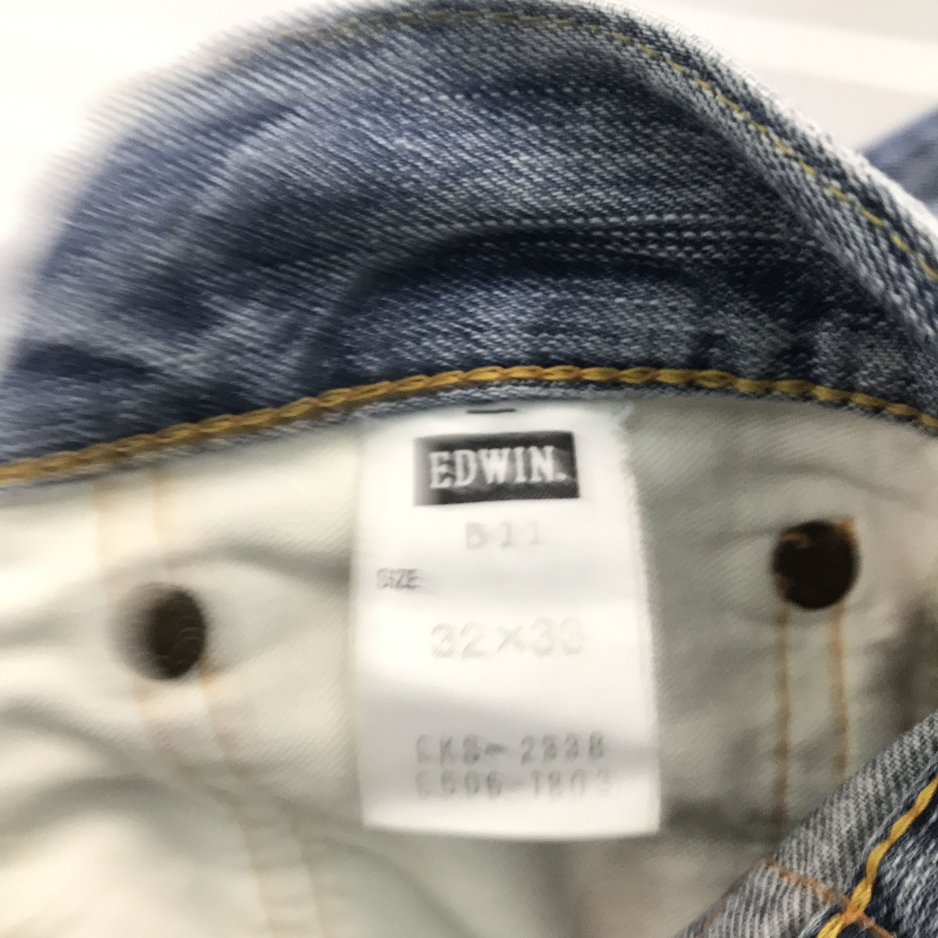 Edwin × Vintage Vtg Flare Edwin 505 Bootcut Distressed denim pants Size US 32 / EU 48 - 14 Thumbnail