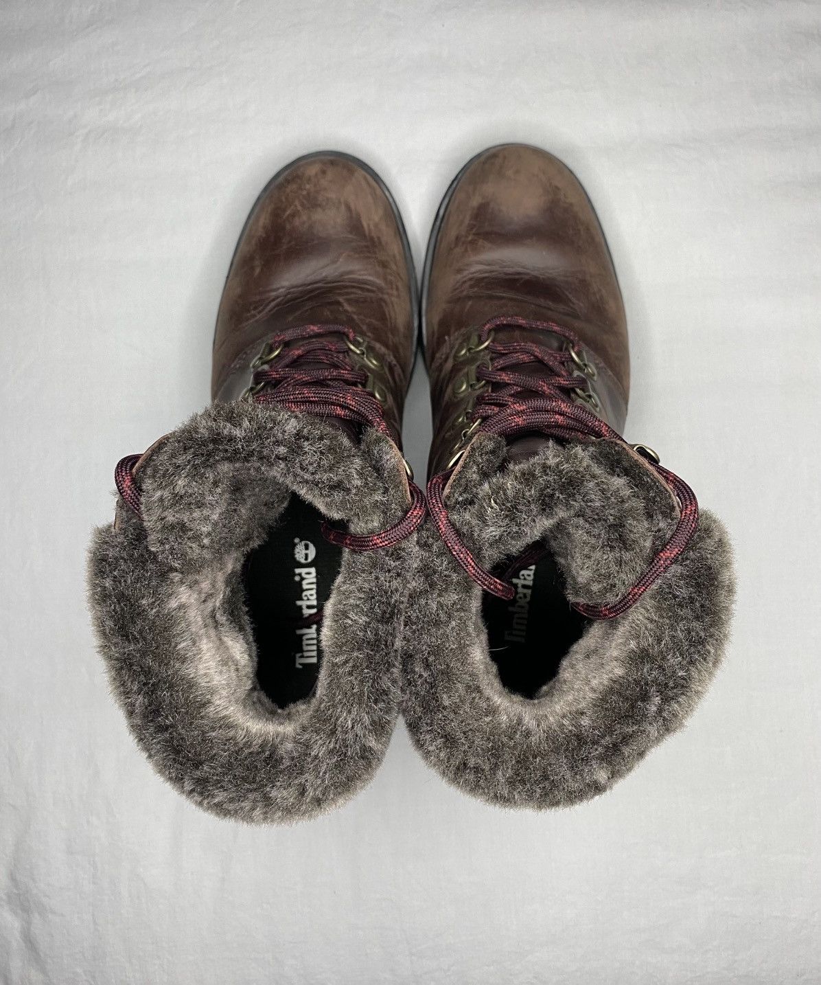 Timberland Timberland Brown Kinsley Waterproof Mid Hiker Boot Faux Fur Size US 8.5 / IT 38.5 - 7 Thumbnail
