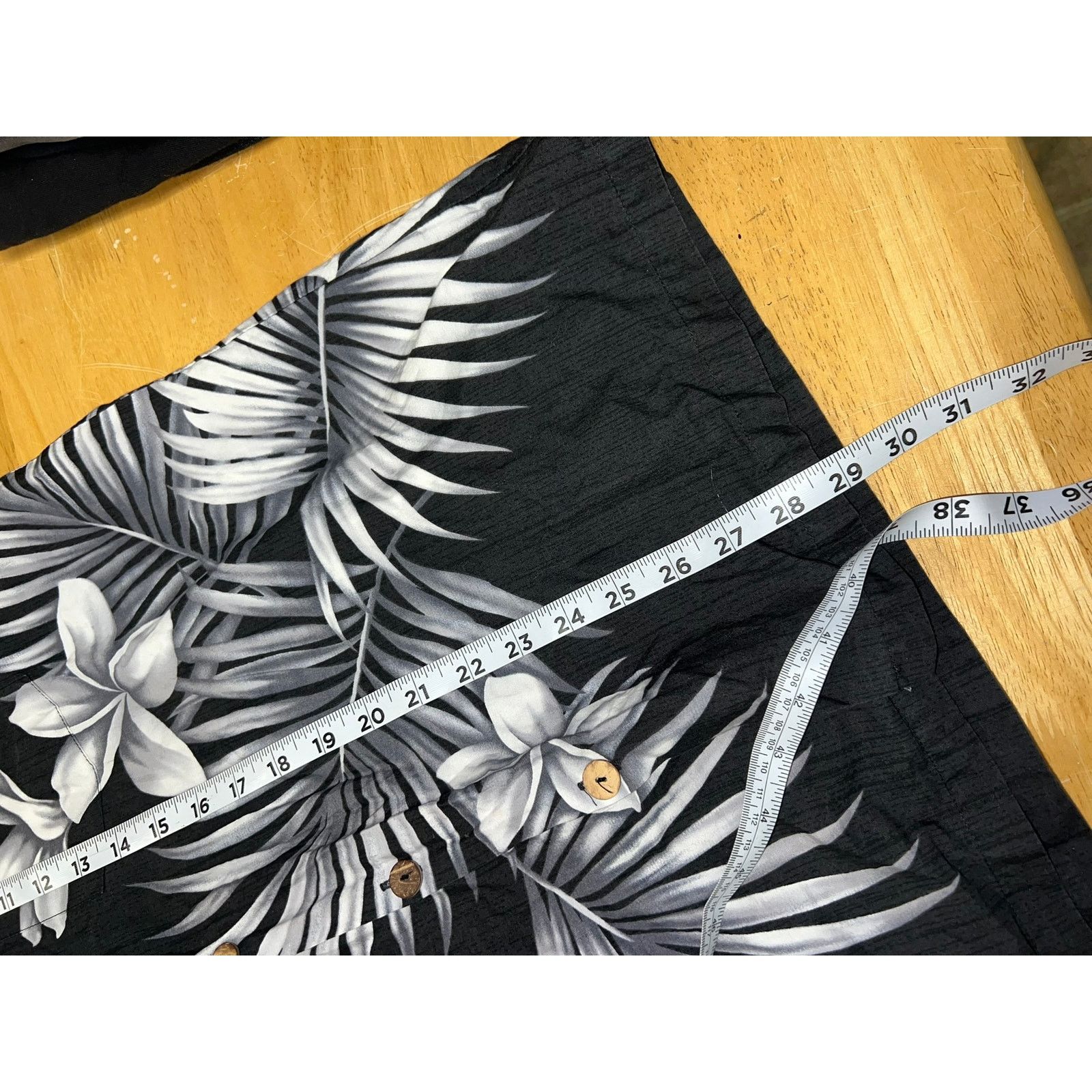 Other Favant Hawaiian Shirt Hawaii Button Down Black White Top Tee Size US M / EU 48-50 / 2 - 9 Thumbnail