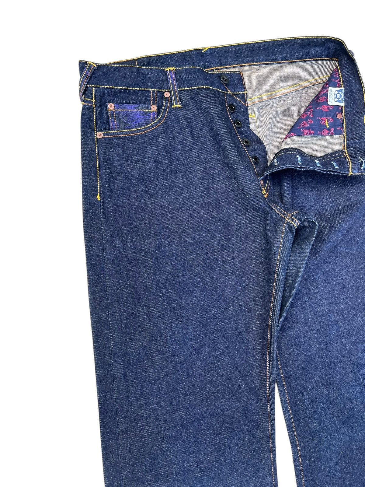 RMC Jeans RMC Martin Ksohoh Blue Denim Selvedge Jeans Loose Size US 36 / EU 52 - 9 Thumbnail