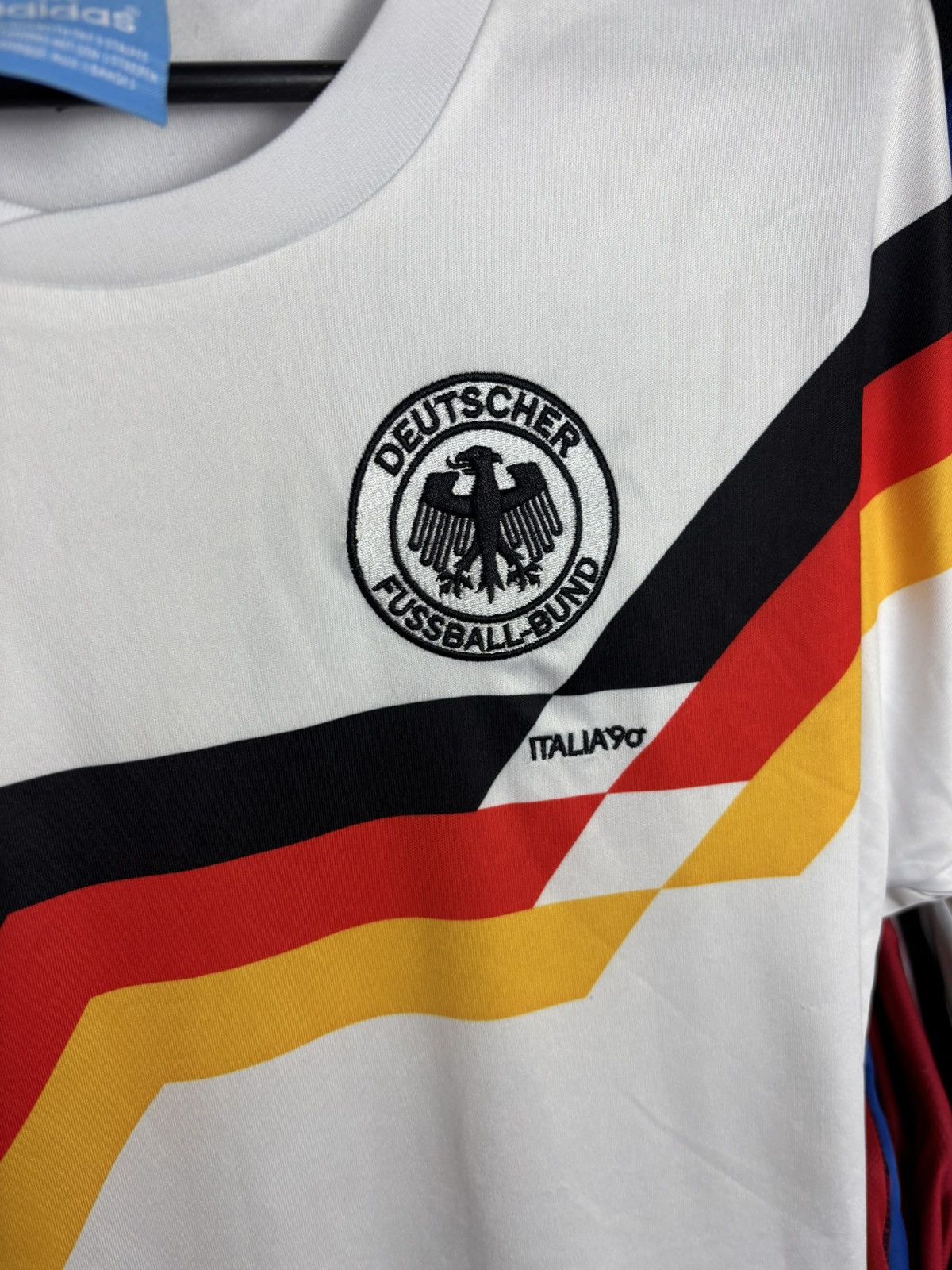 Other RETRO BLOKECORE GERMANY HOME FOOTBAL SHIRT SOCCER JERSEY Size US M / EU 48-50 / 2 - 5 Thumbnail