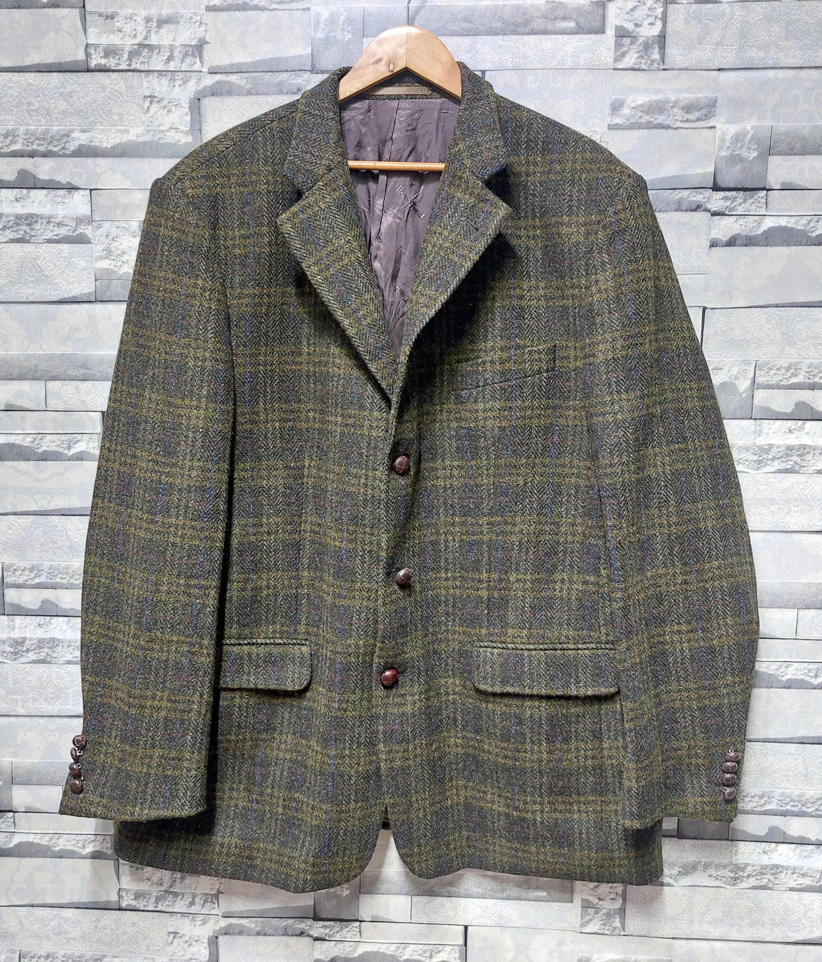 Harris Tweed Harris Tweed Blazer Size US XXL / EU 58 / 5 - 1 Thumbnail