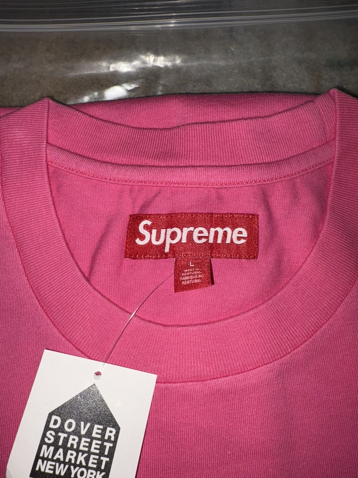 Supreme Supreme Small Box S/S Tee Pink Size US L / EU 52-54 / 3 - 3 Thumbnail