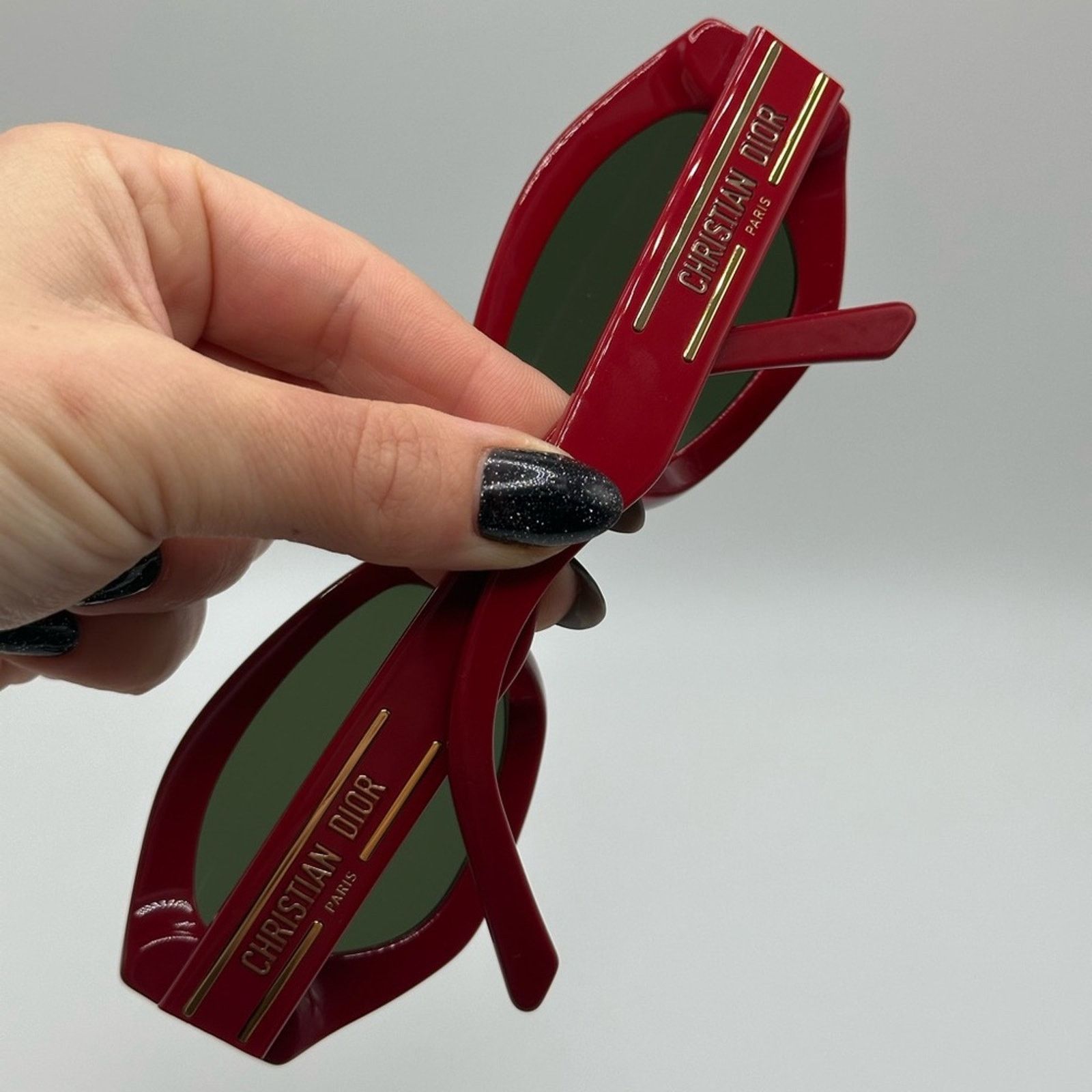 Dior DIOR Sunglasses CD40058U 66N DiorSignatureB1U Red/GreenWomen Size ONE SIZE - 11 Thumbnail
