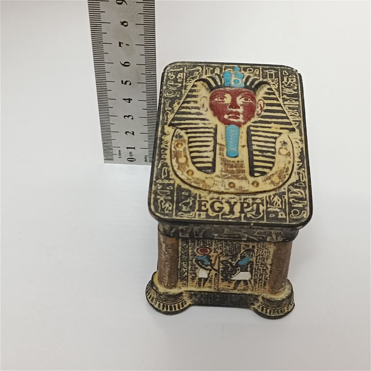 Handmade Handmade Egyptian Tutankhamun Box Pharaonic Jewelry Souvenir Size ONE SIZE - 5 Thumbnail