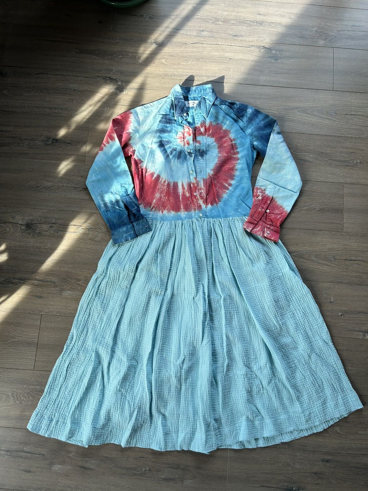 Thom Browne Thom Browne tie dye maxi dress summer S-M Size S / US 4 / IT 40 - 1 Thumbnail