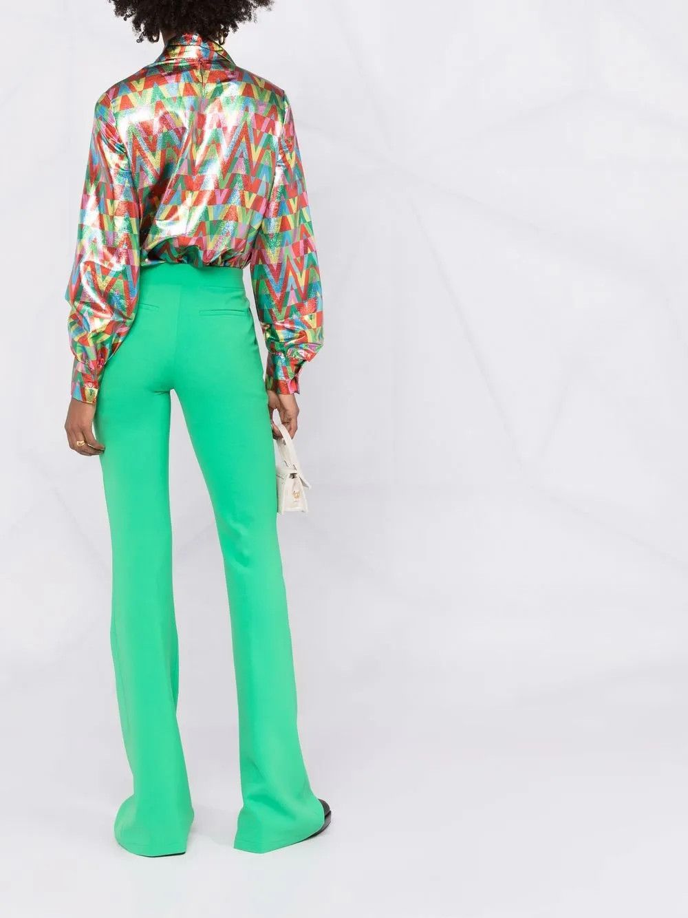Valentino o1y0326 Blouse in Multicolor Size S / US 4 / IT 40 - 4 Thumbnail