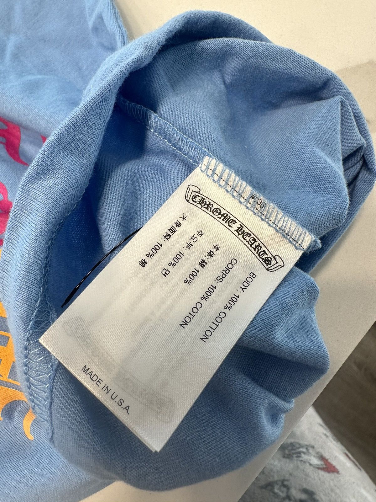 Chrome Hearts 🔥Chrome Hearts Miami Art Basel Blue Tee🔥 Size US M / EU 48-50 / 2 - 7 Thumbnail