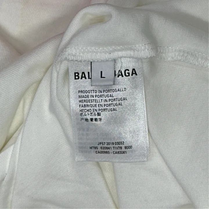 Balenciaga Balenciaga SS20 Retro Loose Fit T-Shirt 0079-2507 Size L / US 10 / IT 46 - 2 Thumbnail