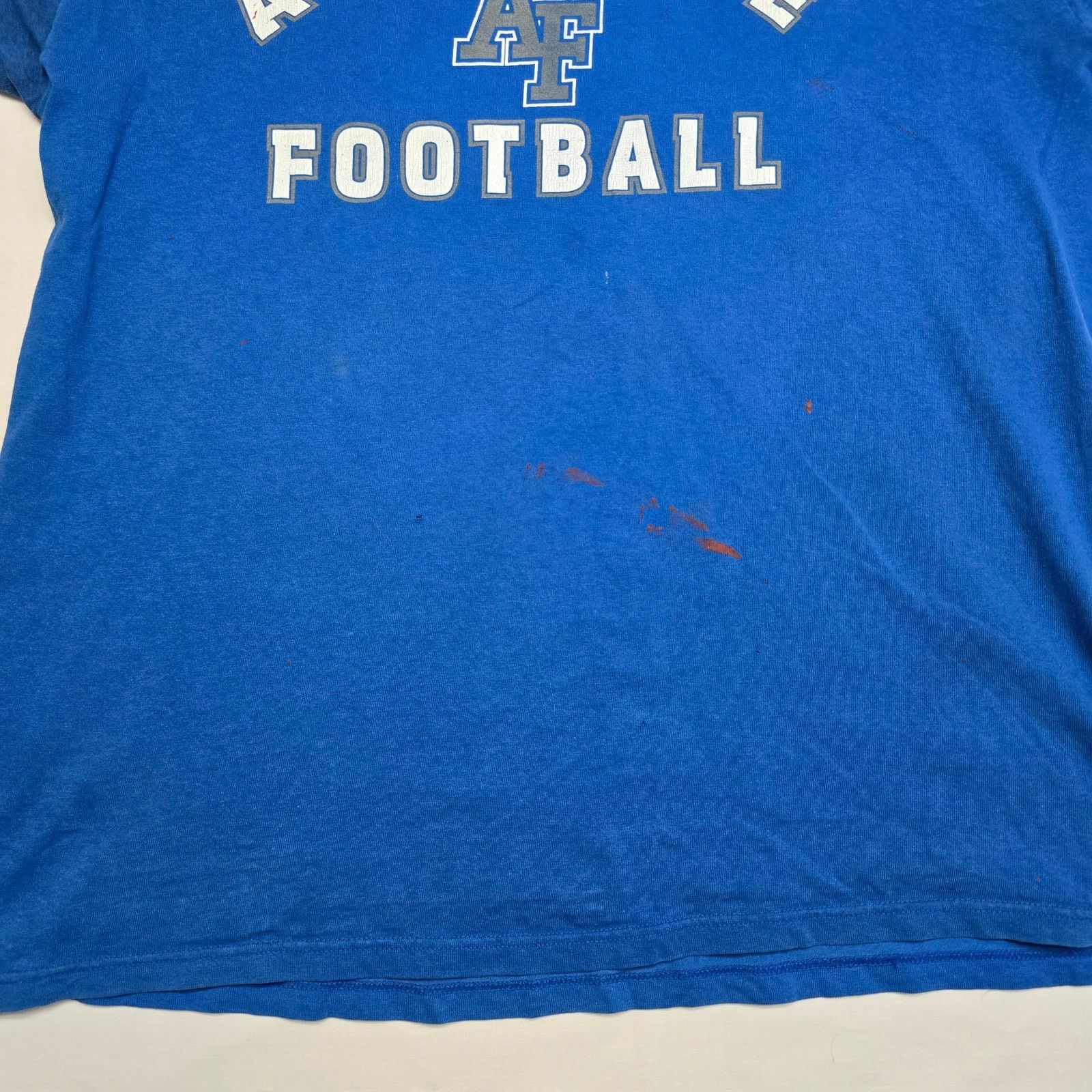 Fruit Of The Loom USAF Airforce Foorball XL Blue Coors Light Champs Bar Tee Size US XL / EU 56 / 4 - 3 Thumbnail