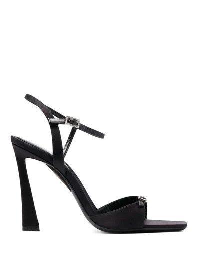 Saint Laurent Paris o1bcso1str1124 Venue Sandals in Black Size US 10 / IT 40 - 1 Thumbnail