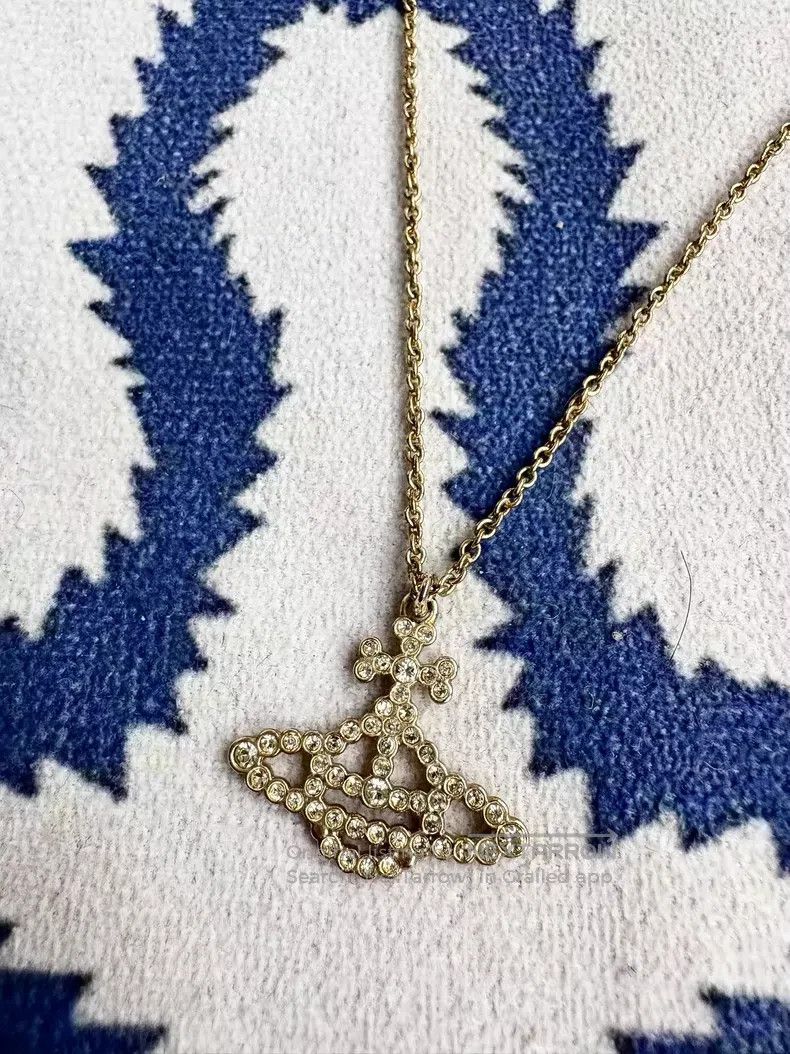 Vivienne Westwood Vivienne Westwood Golden Saturn Necklace Size ONE SIZE - 1 Thumbnail