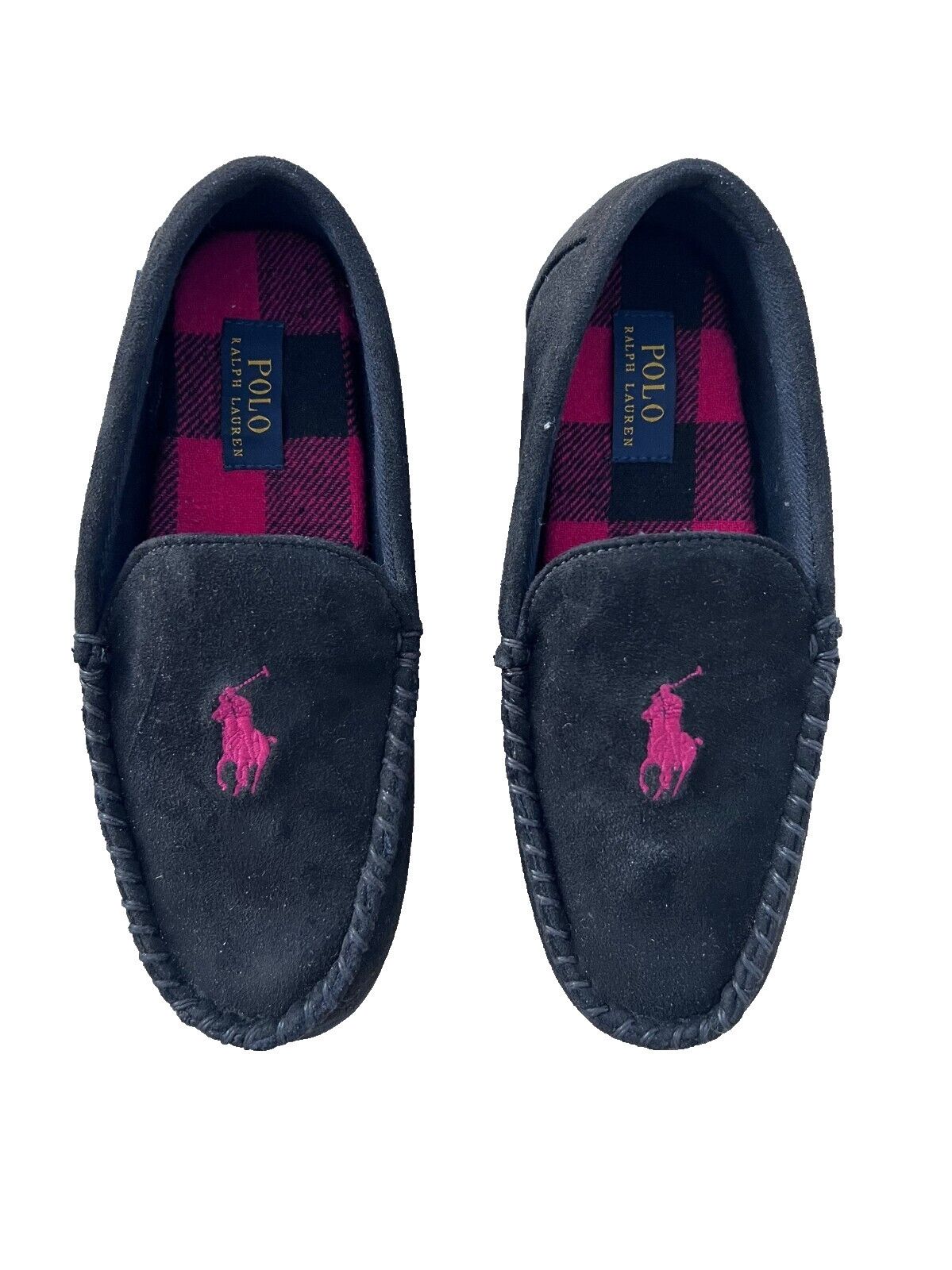 Polo Ralph Lauren Polo Ralph Lauren Buffalo Check Declan Slippers Black ( 7 ) Size US 7 / EU 40 - 4 Thumbnail