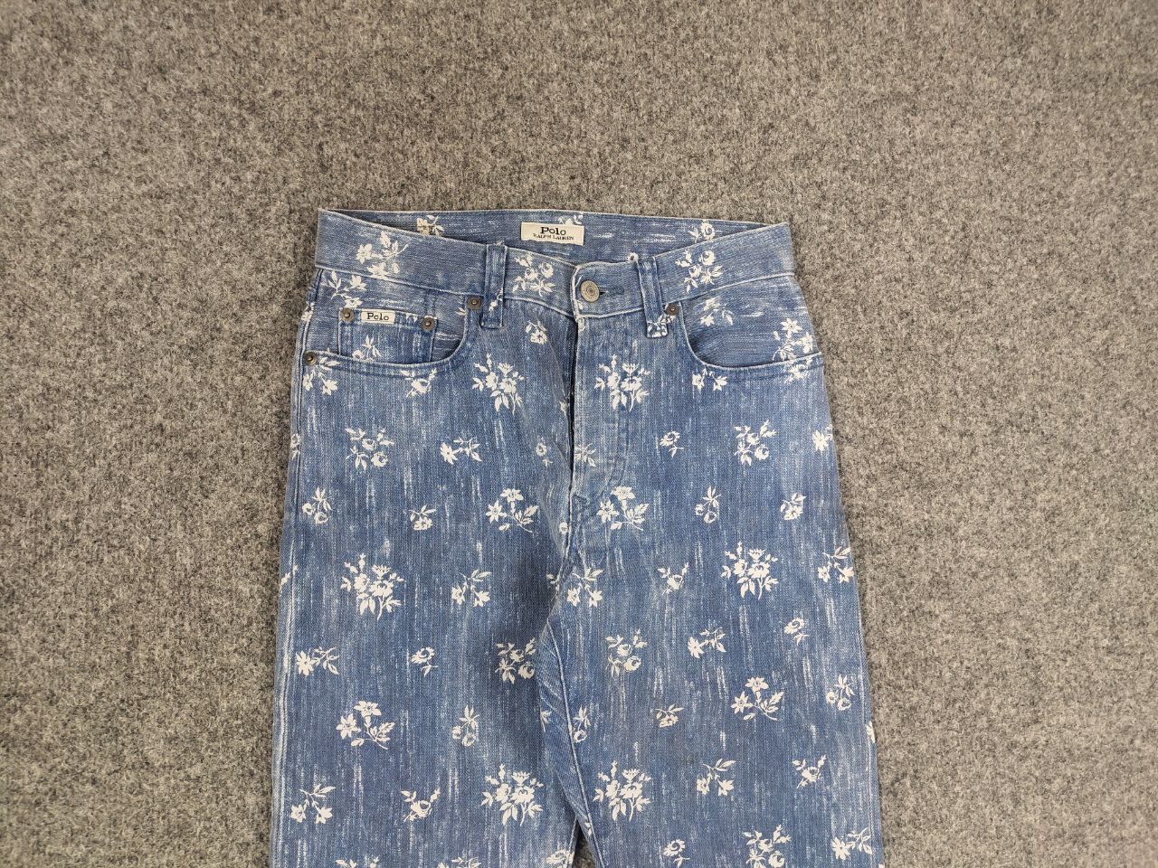 Polo Ralph Lauren Vintage Polo Ralph Lauren Slim Callen Pattern Denim Jeans Size 25" / US 0 / IT 36 - 5 Thumbnail