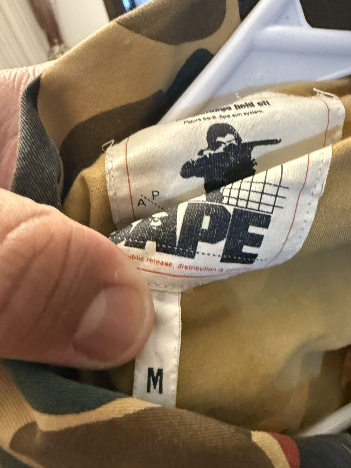 Bape Vintage Bape Camo Faded Jacket Size Medium Size US M / EU 48-50 / 2 - 8 Thumbnail