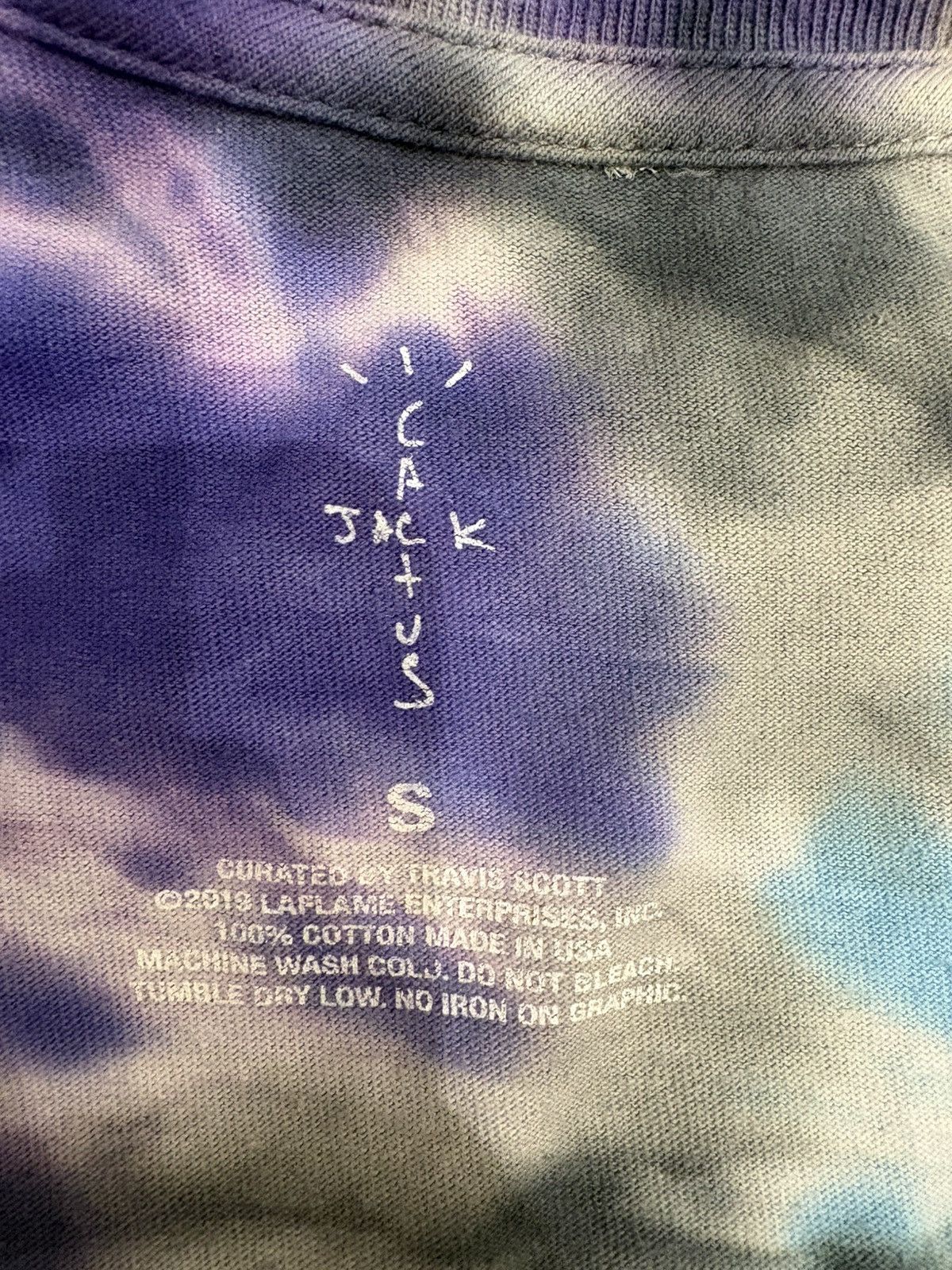 Travis Scott 2019 Astroworld Festival Tie Dye T-shirt Size US S / EU 44-46 / 1 - 4 Thumbnail