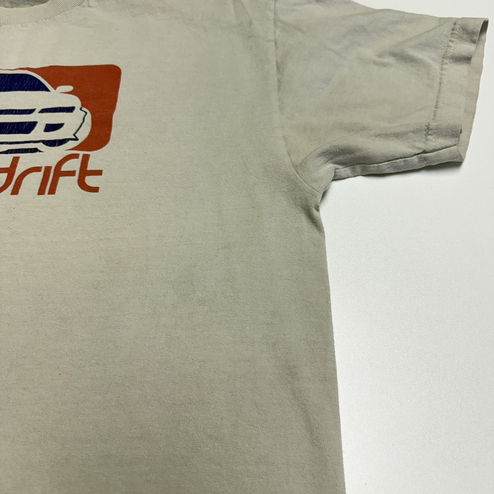 Other Vegas Drift Logo Graphic T Shirt Mens XL Light Greige Racing Size US XL / EU 56 / 4 - 5 Thumbnail