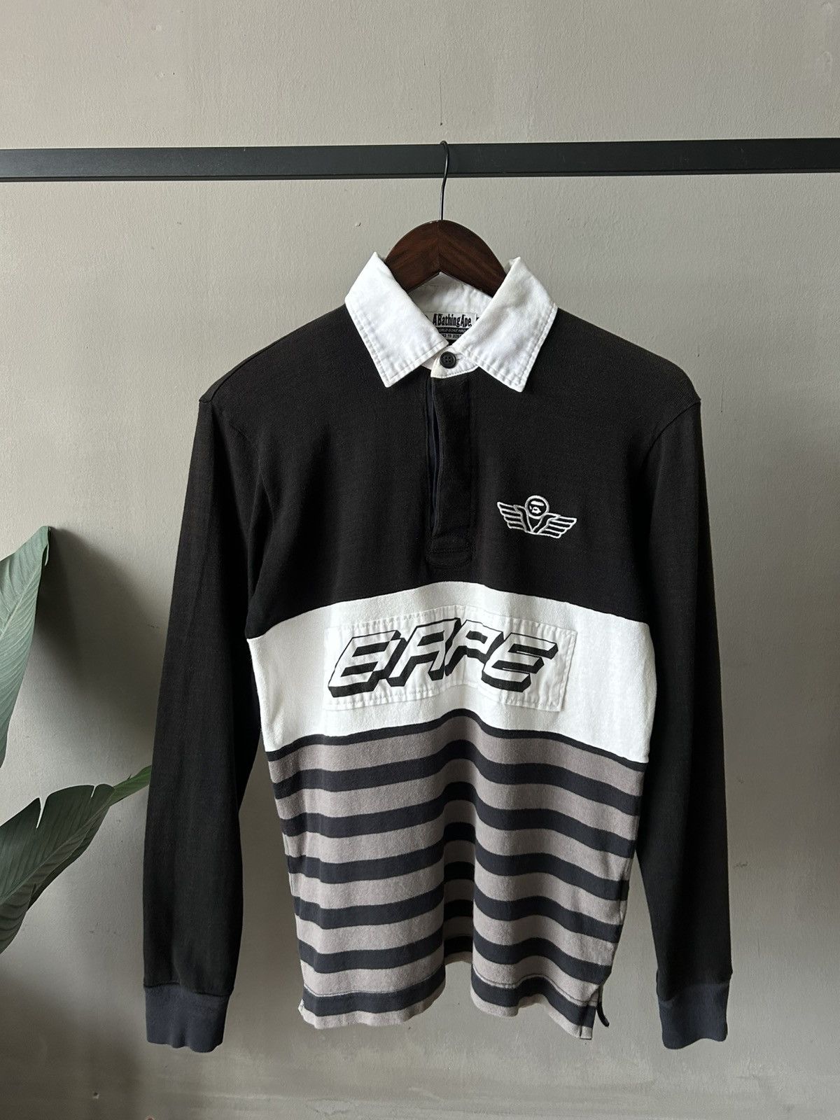 Bape Bape Japan Polo Rugby 🏉 Size US S / EU 44-46 / 1 - 1 Thumbnail
