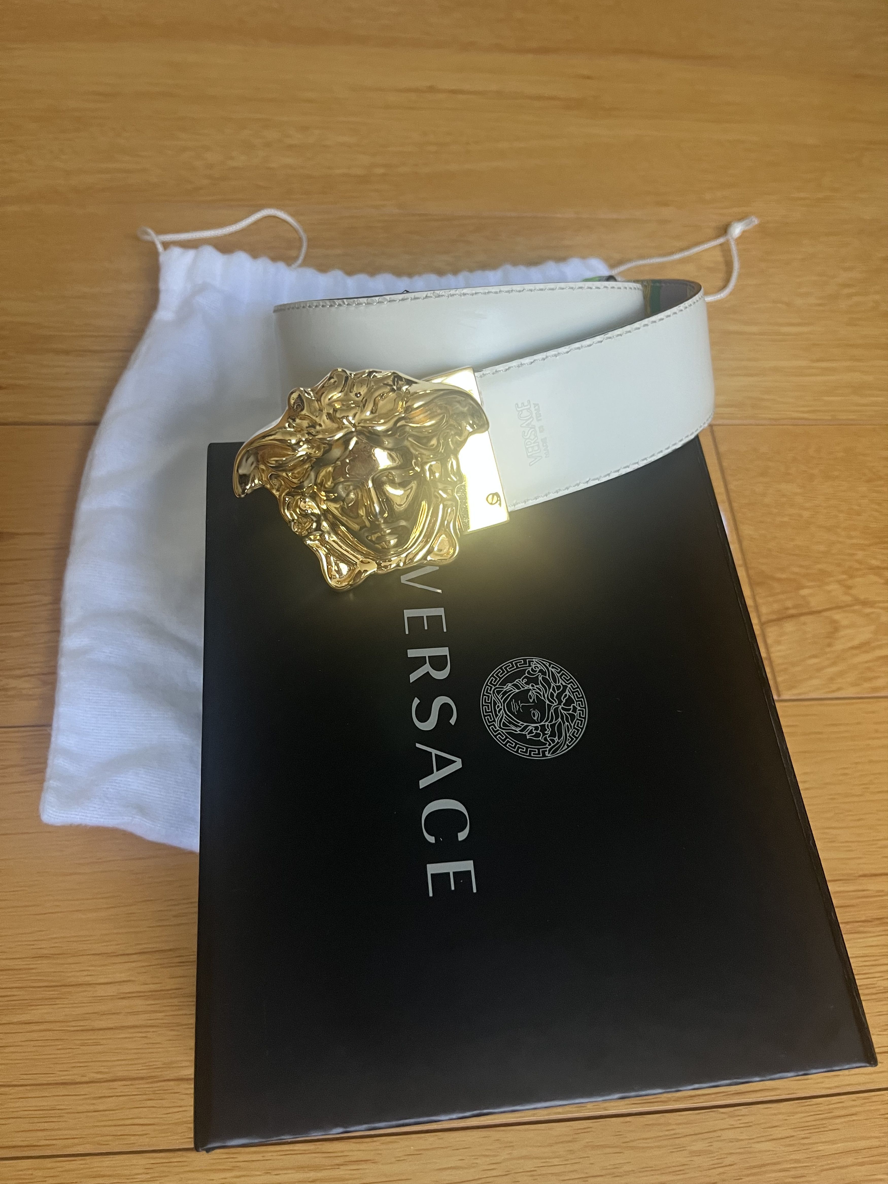 Versace Versace Reversible Belt Size 30 - 2 Thumbnail