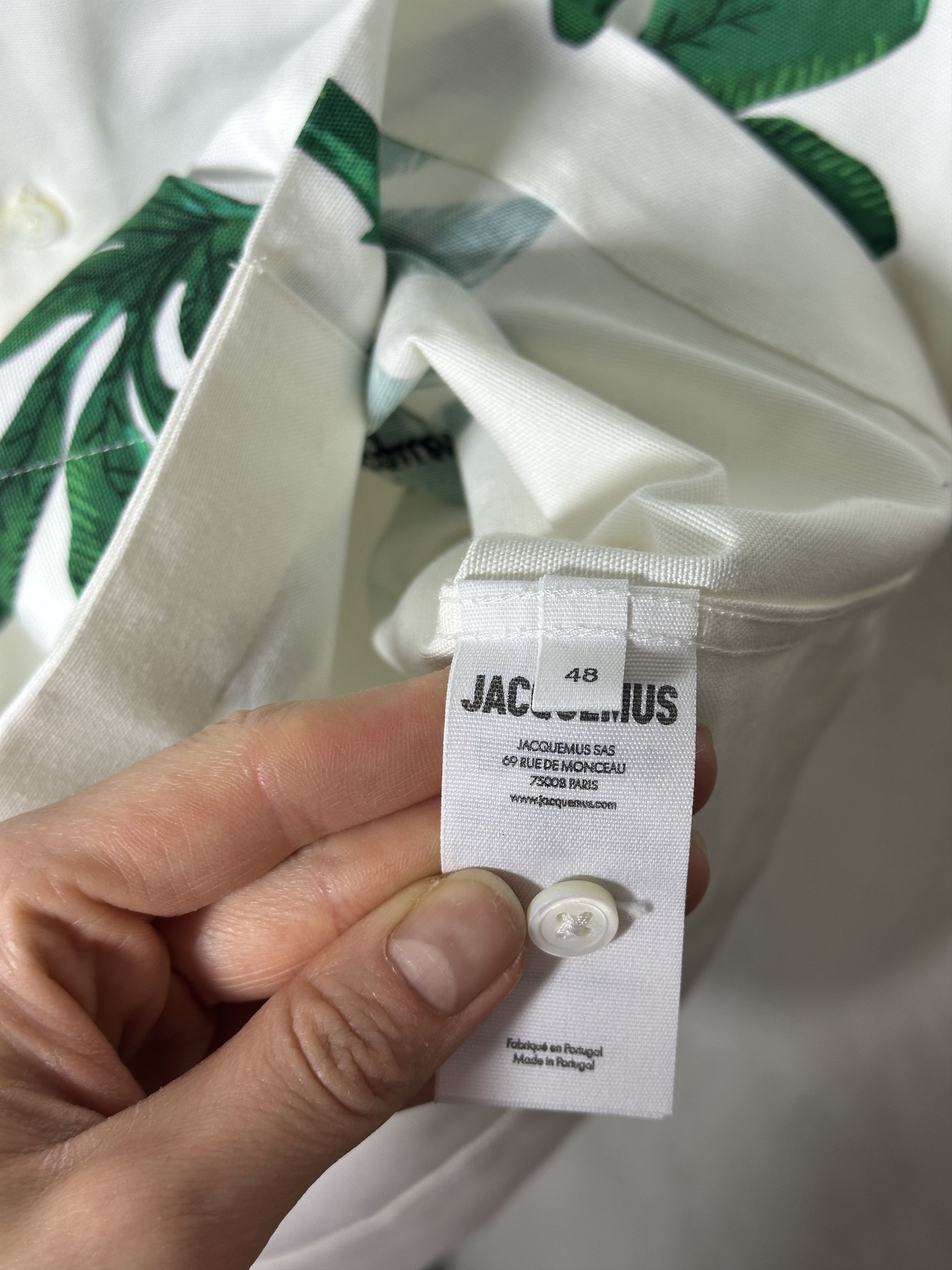 Jacquemus Jacquemus La Chemise Jean Printed Canvas Shirt Size US M / EU 48-50 / 2 - 6 Thumbnail