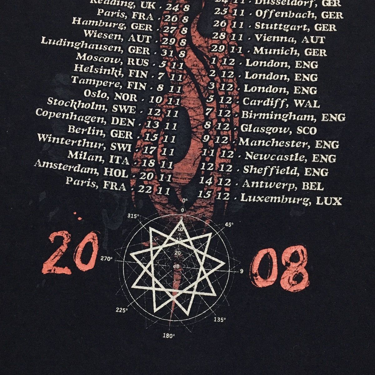 Slipknot Vintage SLIPKNOT “All Hope Is Gone” 2008 World Tour T-shirt Size US M / EU 48-50 / 2 - 6 Thumbnail