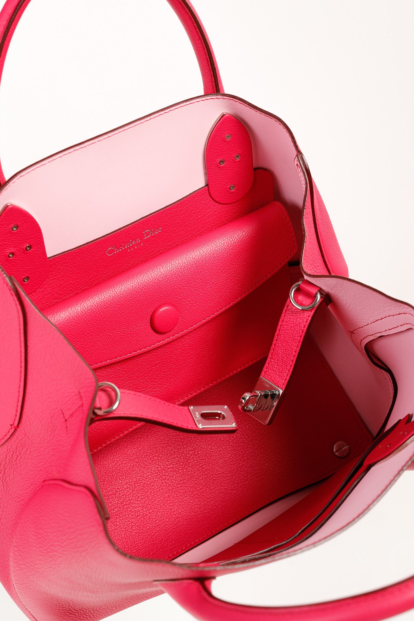 Dior Christian Dior Open Bar Small Supple Grained Calfskin Tote Size ONE SIZE - 12 Thumbnail