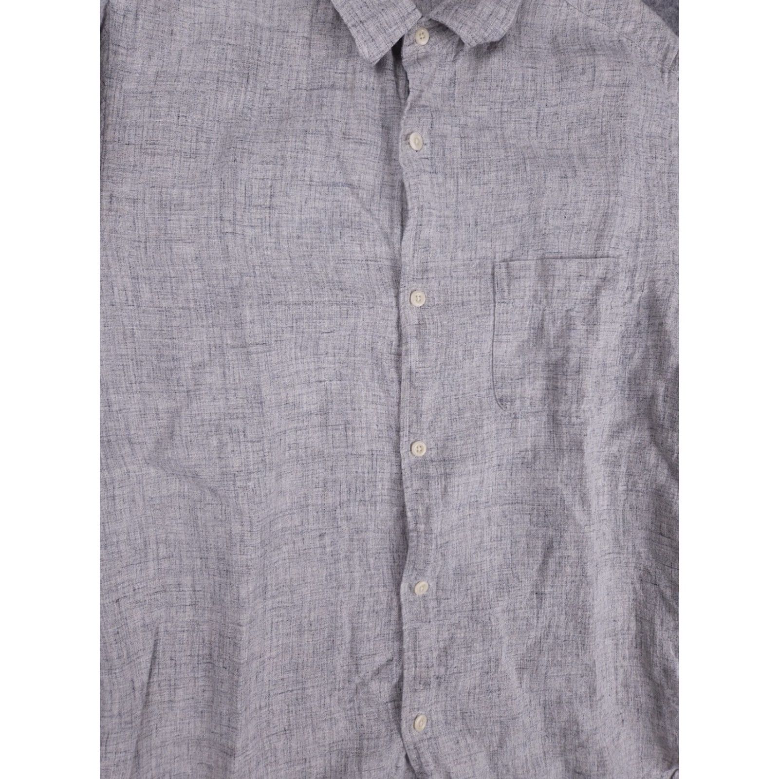 Sunny Sports VINTAGE Sunny Sports Japan American Life Shirt Men's XL Gray Button Up Linen Blend Size US XL / EU 56 / 4 - 3 Thumbnail