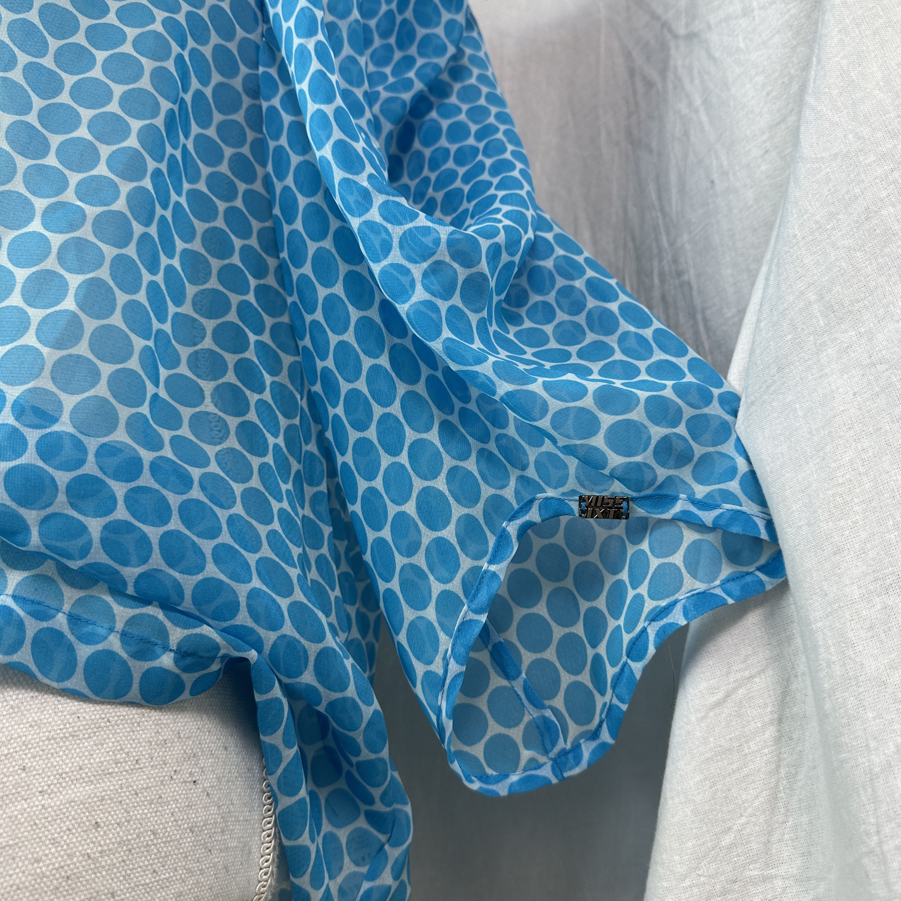 Miss Sixty Vintage Old Money Dot Print Miss Sixty Meshtop Y2K Size L / US 10 / IT 46 - 6 Thumbnail