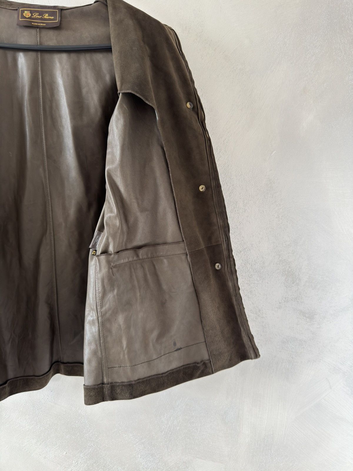 Loro Piana Loro Piana Reindeer Suede Leather Brown Jacket Size M / US 6-8 / IT 42-44 - 9 Thumbnail