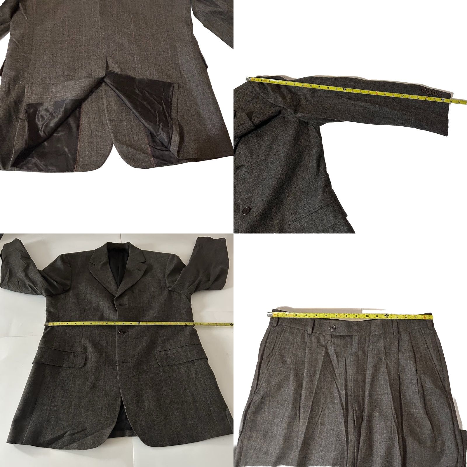 Brooks Brothers Brooks Brothers 346 Stretch 2 Piece Suit Men 40 R Pants 34x28 Wool Brown Plaid Jacket Pants 2 Piece Suit Mens Regular Wool Brown Plaid Brooks Brothers Size 40R - 10 Thumbnail