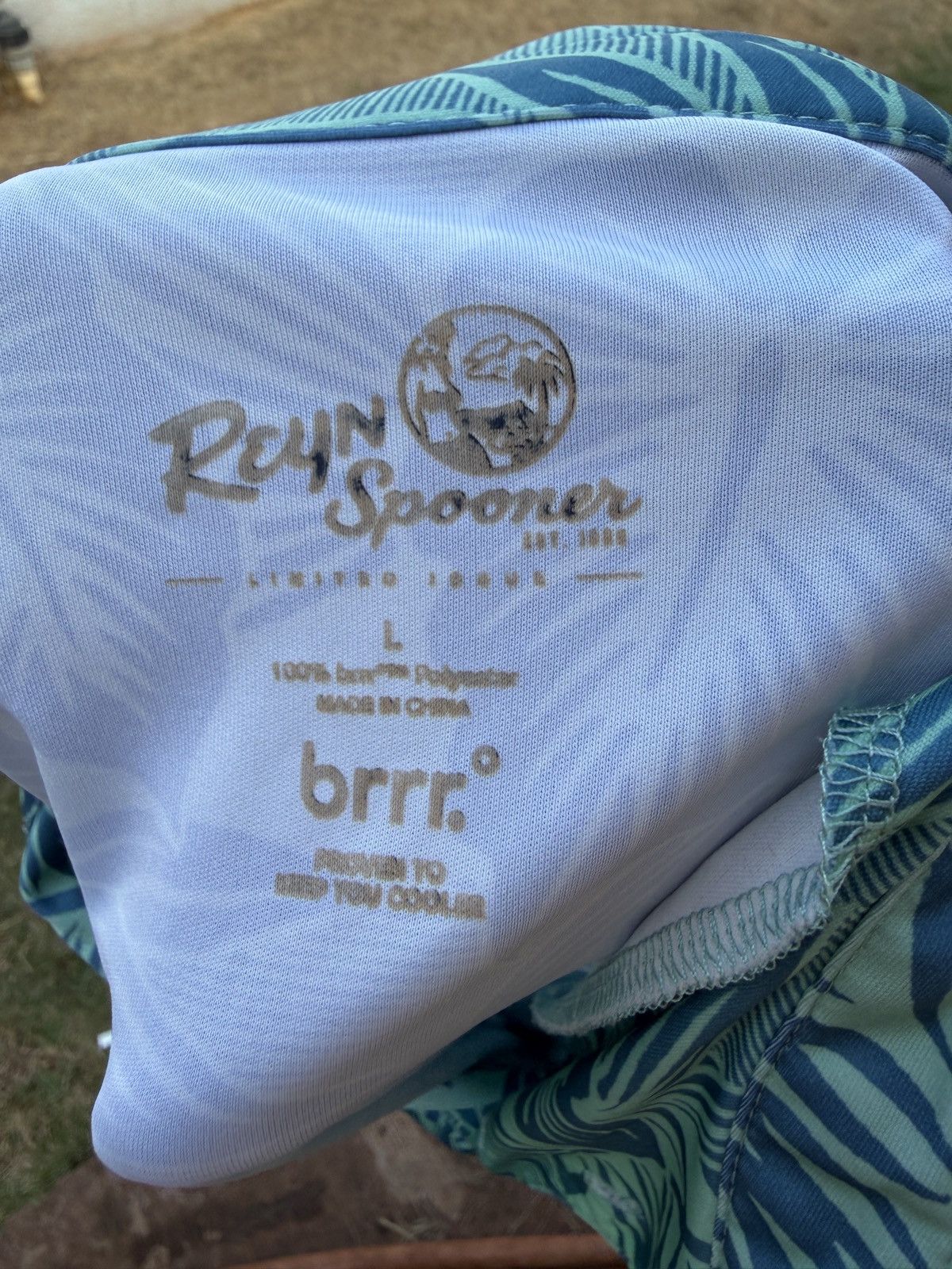 Reyn Spooner PreOwned Reyn Spooner Brrr Polo Shirt Hawaiian Print Men's L Size US L / EU 52-54 / 3 - 4 Thumbnail