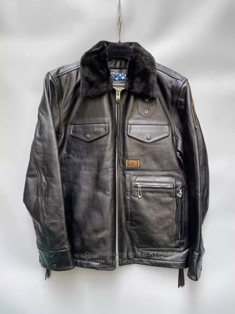 Neighborhood Neighborhood Leather Jacket Size US L / EU 52-54 / 3 - 1 Thumbnail