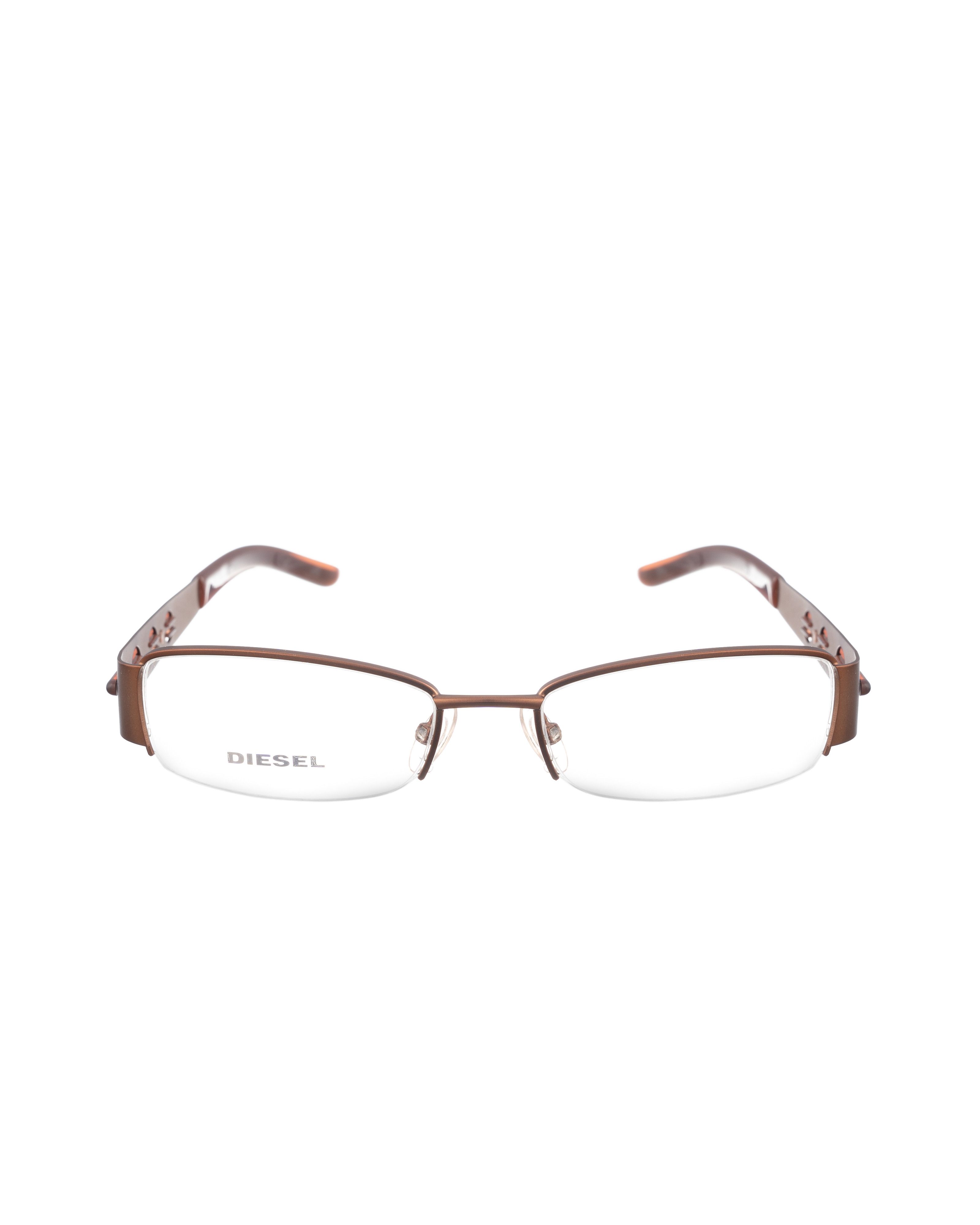 Diesel Diesel 90s Copper Brown HalfRim Glasses with Cut Outs Size ONE SIZE - 3 Thumbnail