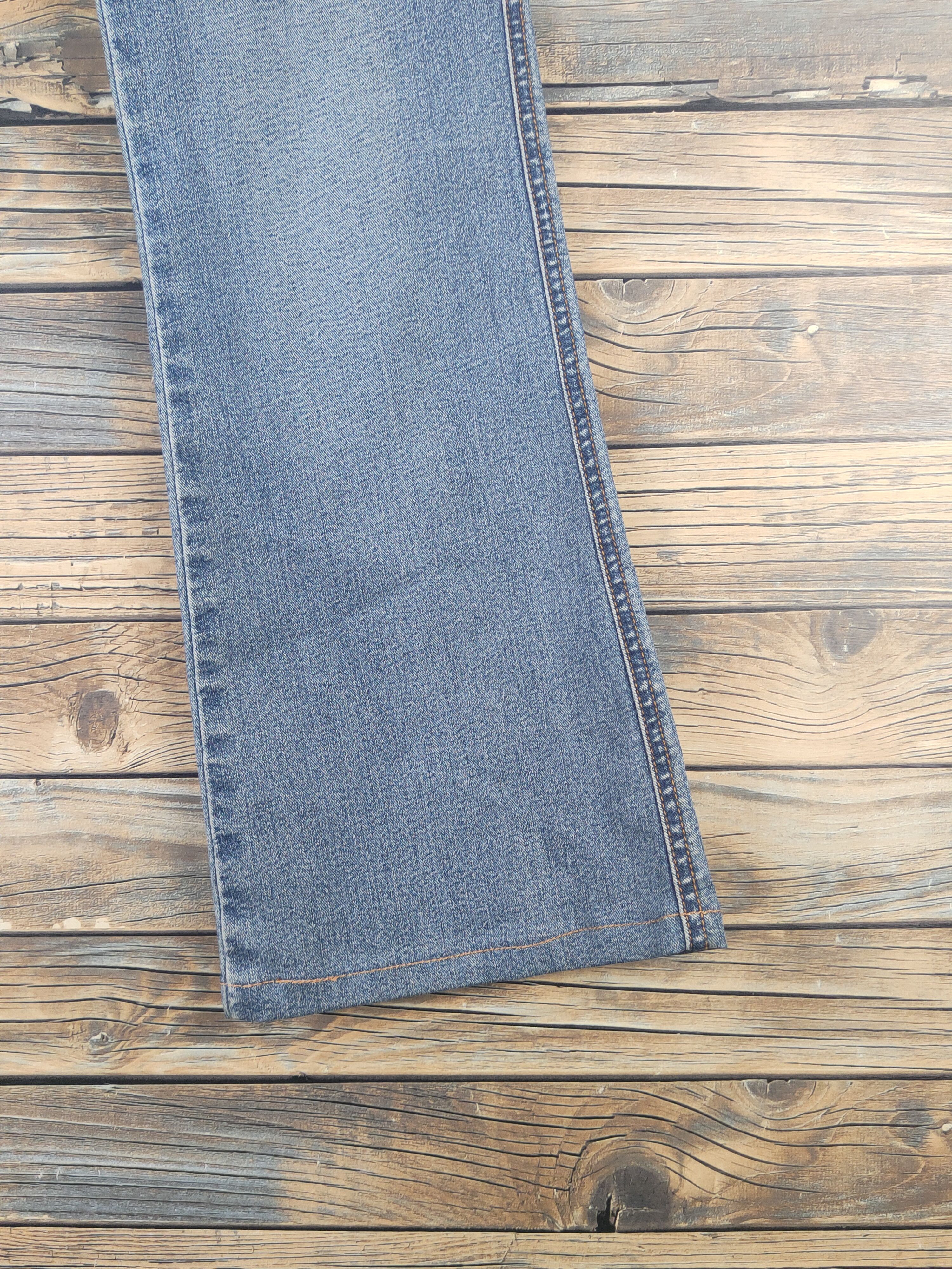 Japanese Brand DL Wave List Blue Distressed Ripped Jeans #1509 Size 26" / US 2 / IT 38 - 6 Thumbnail