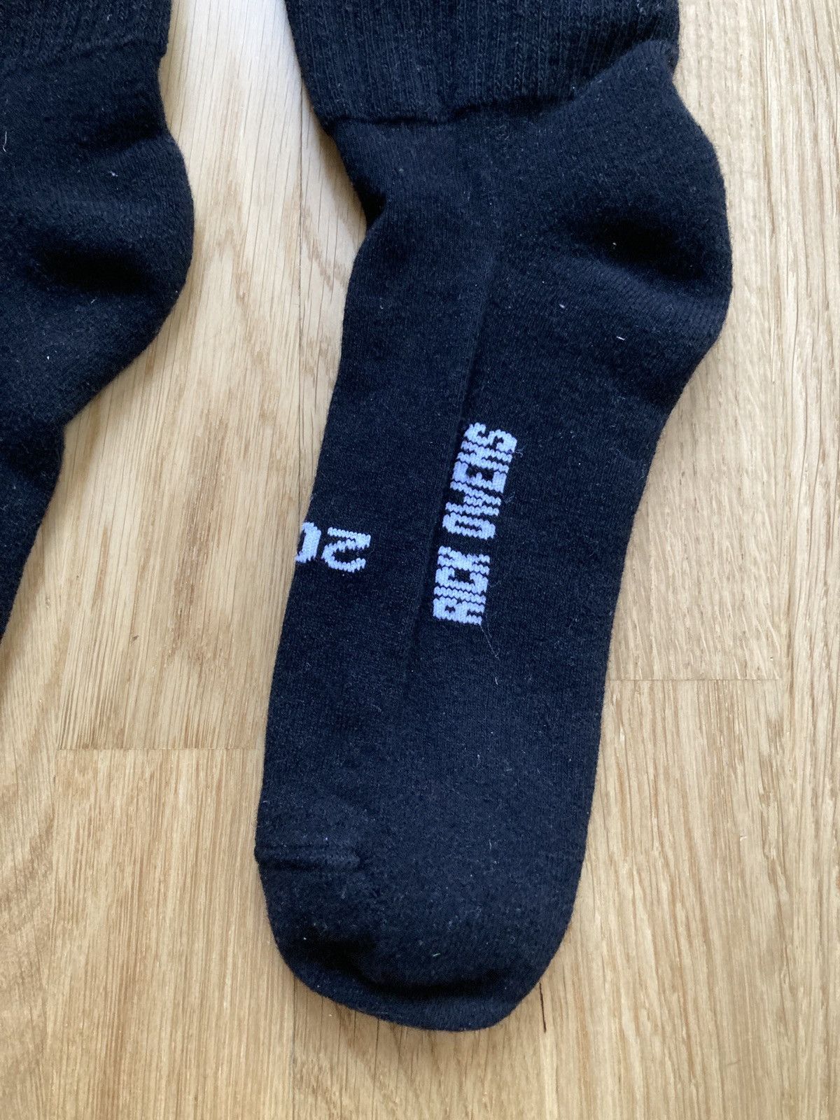 Rick Owens F/W 24 "PORTERVILLE" Black Cashmere Knee Socks Rick Owens Size ONE SIZE - 3 Thumbnail