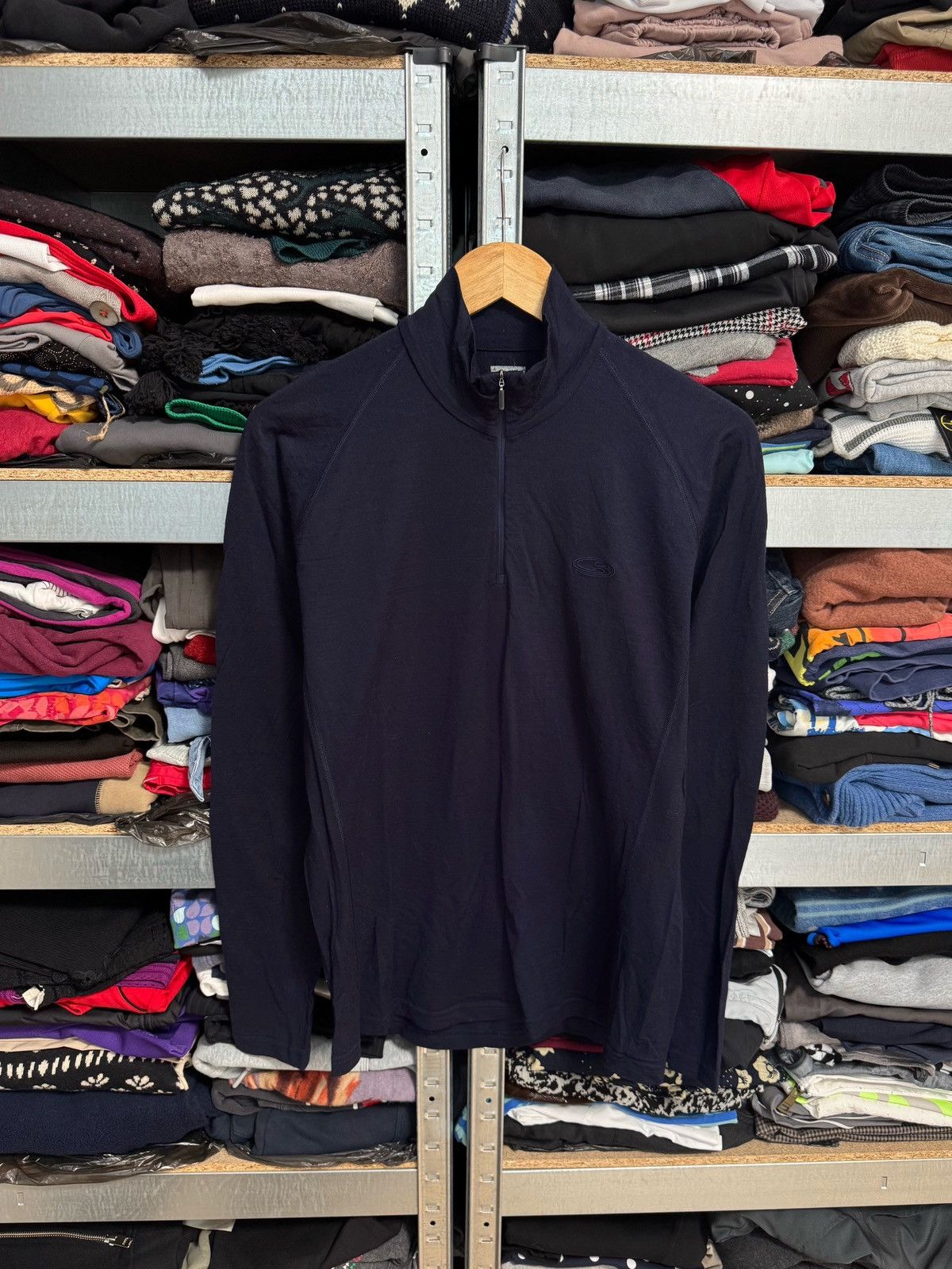 Icebreaker Icebreaker 200 Bodyfit Base 1/4 Zip Long Sleeve Shirt Wool Size US L / EU 52-54 / 3 - 1 Thumbnail
