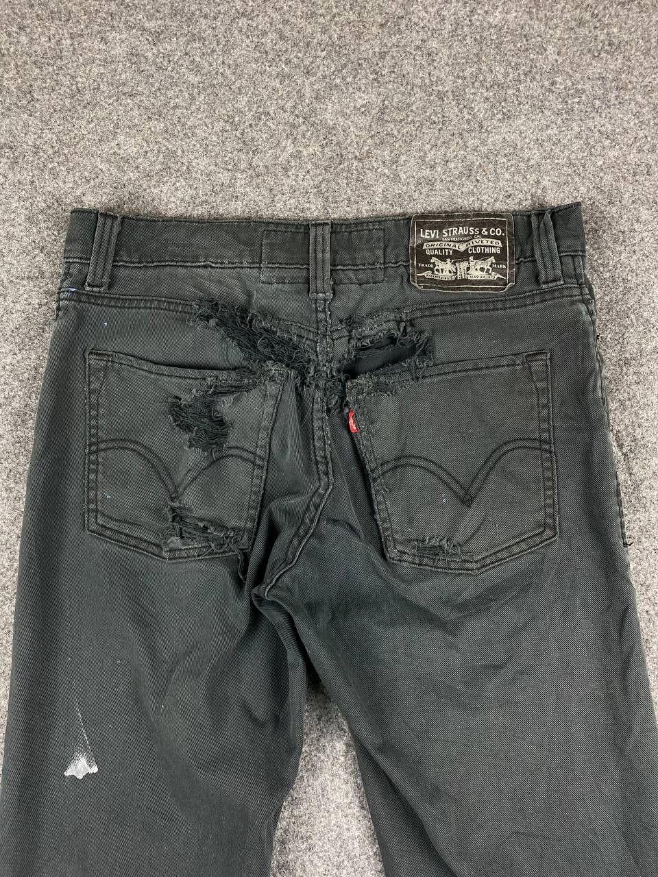 Levi's levis 510 super skinny distressed damage denim Size US 33 - 3 Thumbnail