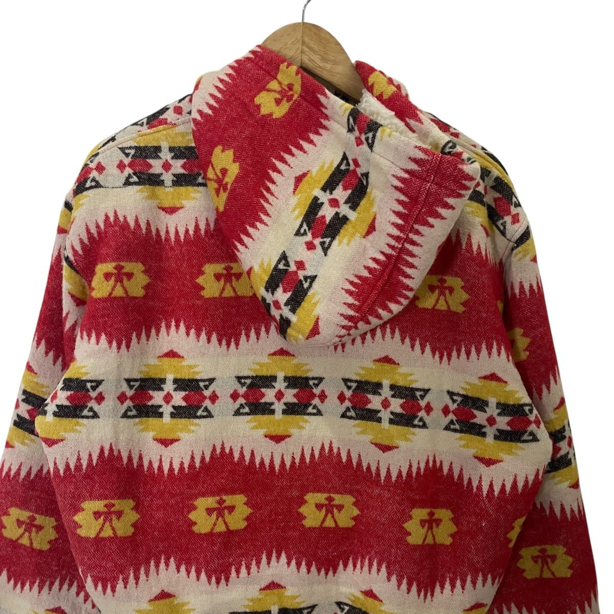 Bullhead Denim Co. Vintage Bullhead Aztex Navajo Fleece Jacket Size US L / EU 52-54 / 3 - 11 Thumbnail