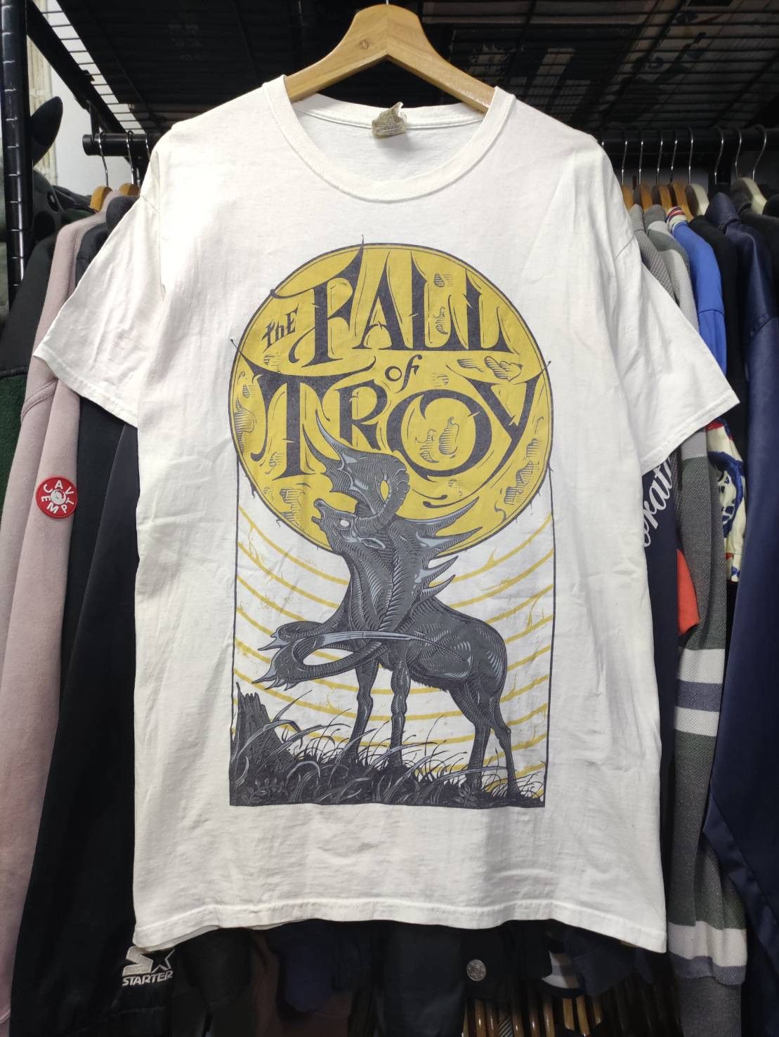Band Tees Rare! Vtg 00's The Fall Of Troy Band " Beast " T-Shirt Size US L / EU 52-54 / 3 - 2 Thumbnail