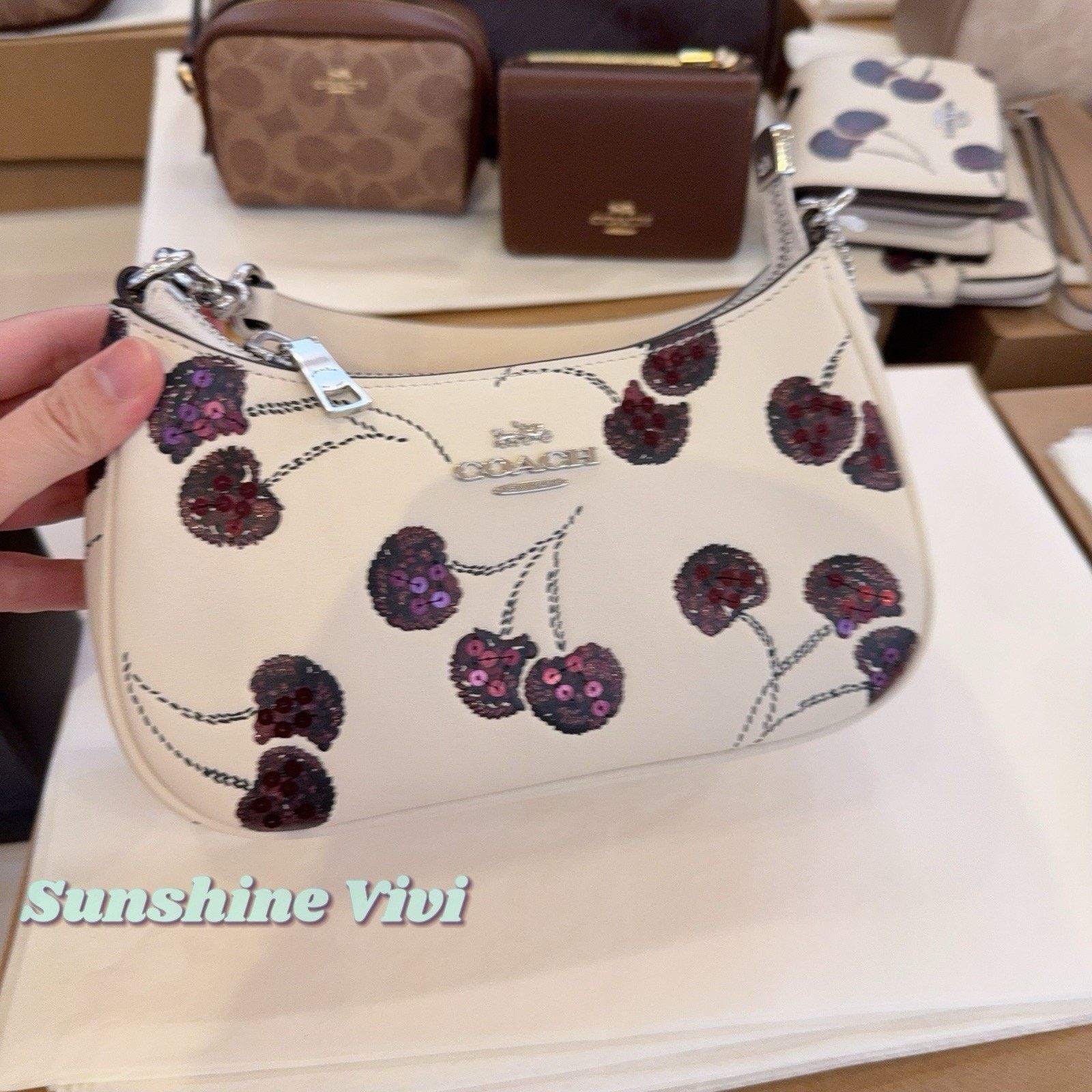Coach Coach Teri Mini Crossbody Bag With Cherry Print CCZ23 Size ONE SIZE - 1 Thumbnail