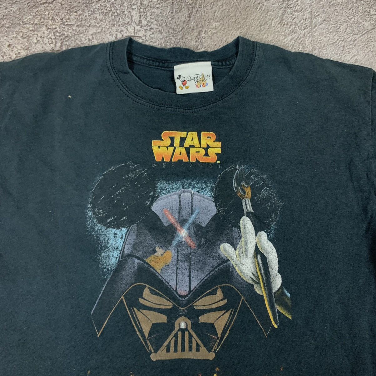 Vintage Vintage 90s Star Wars Graphic Tee Sun Faded Streetwear S Size US S / EU 44-46 / 1 - 5 Thumbnail