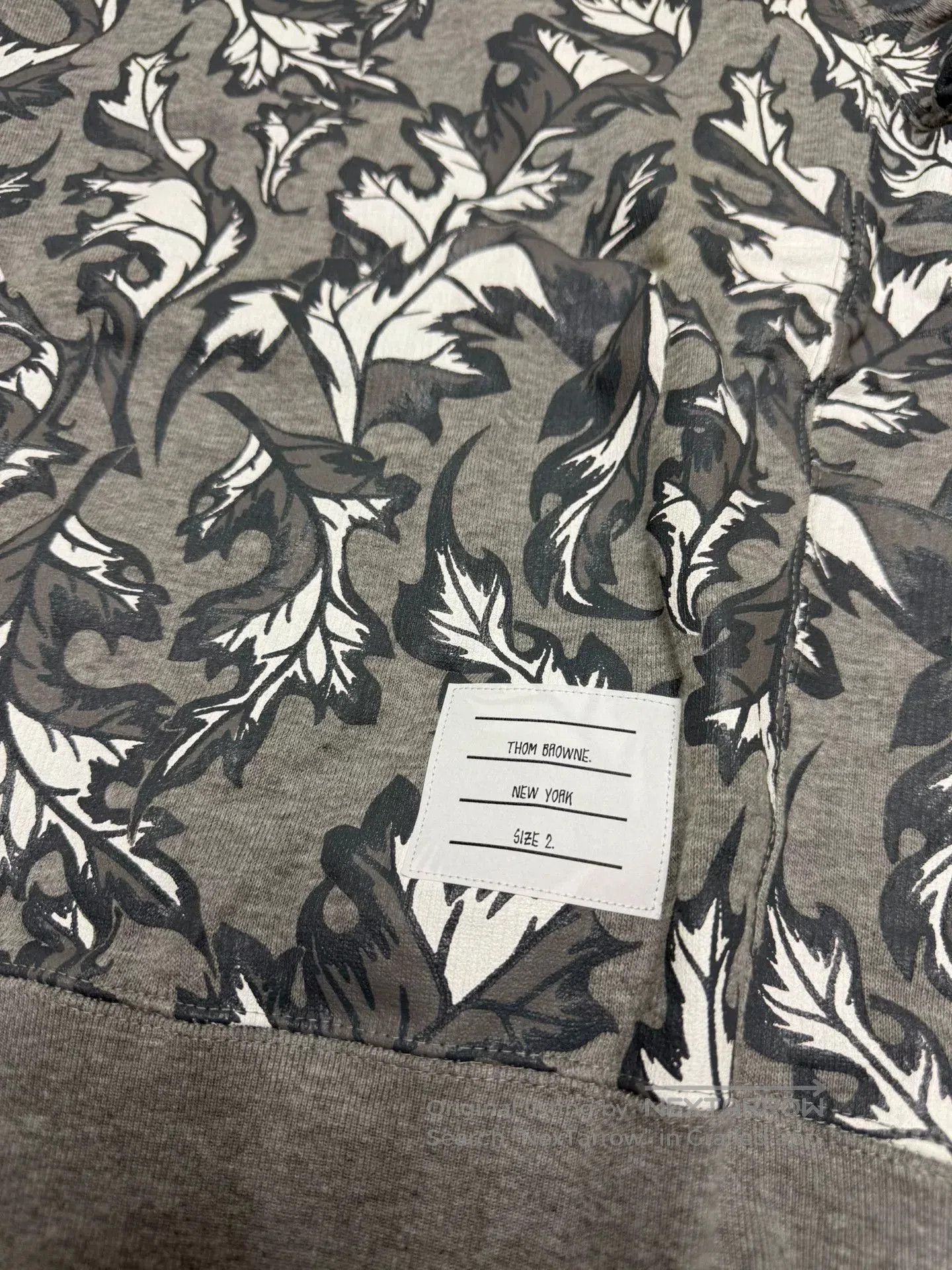 Thom Browne Thom Browne Maple Leaf Print Sweatshirt. Size US M / EU 48-50 / 2 - 5 Thumbnail