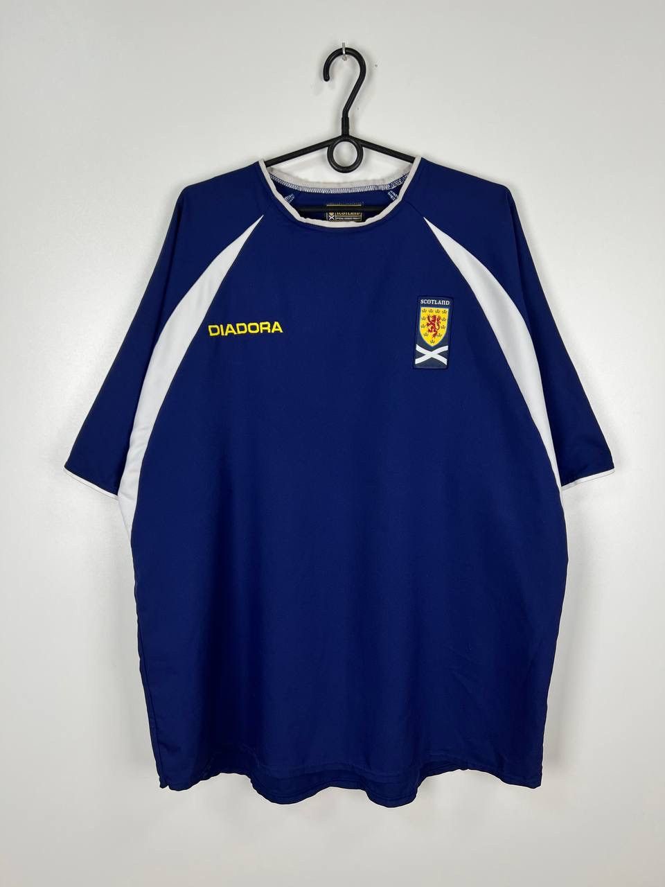 Vintage Scotland Diadora 2003-04 jersey t-shirts size XL Size US XL / EU 56 / 4 - 1 Thumbnail