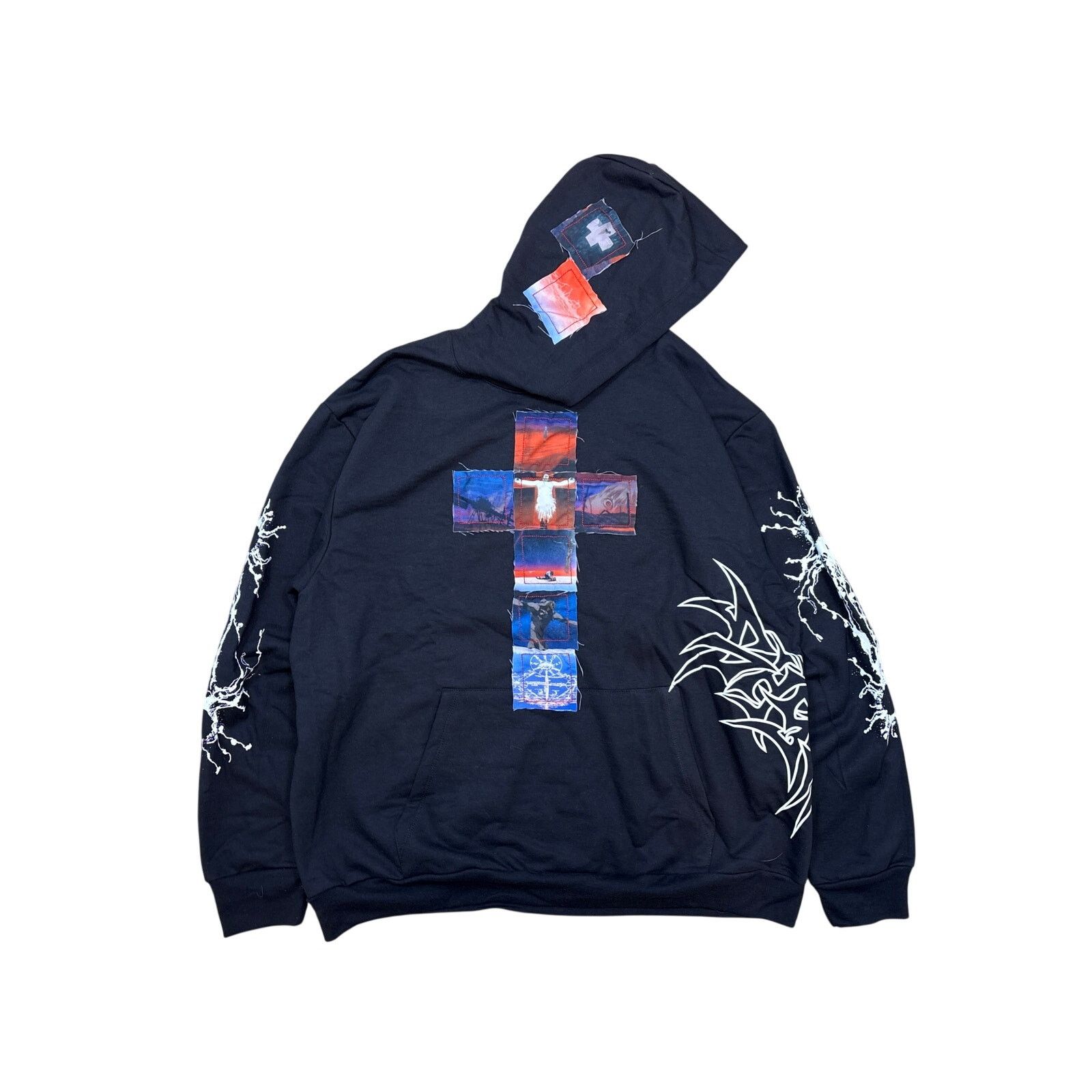 Ghost Supply Ghost Supply Neon Genesis Evangelion Patchwork Rare Hoodie L Size US L / EU 52-54 / 3 - 1 Thumbnail