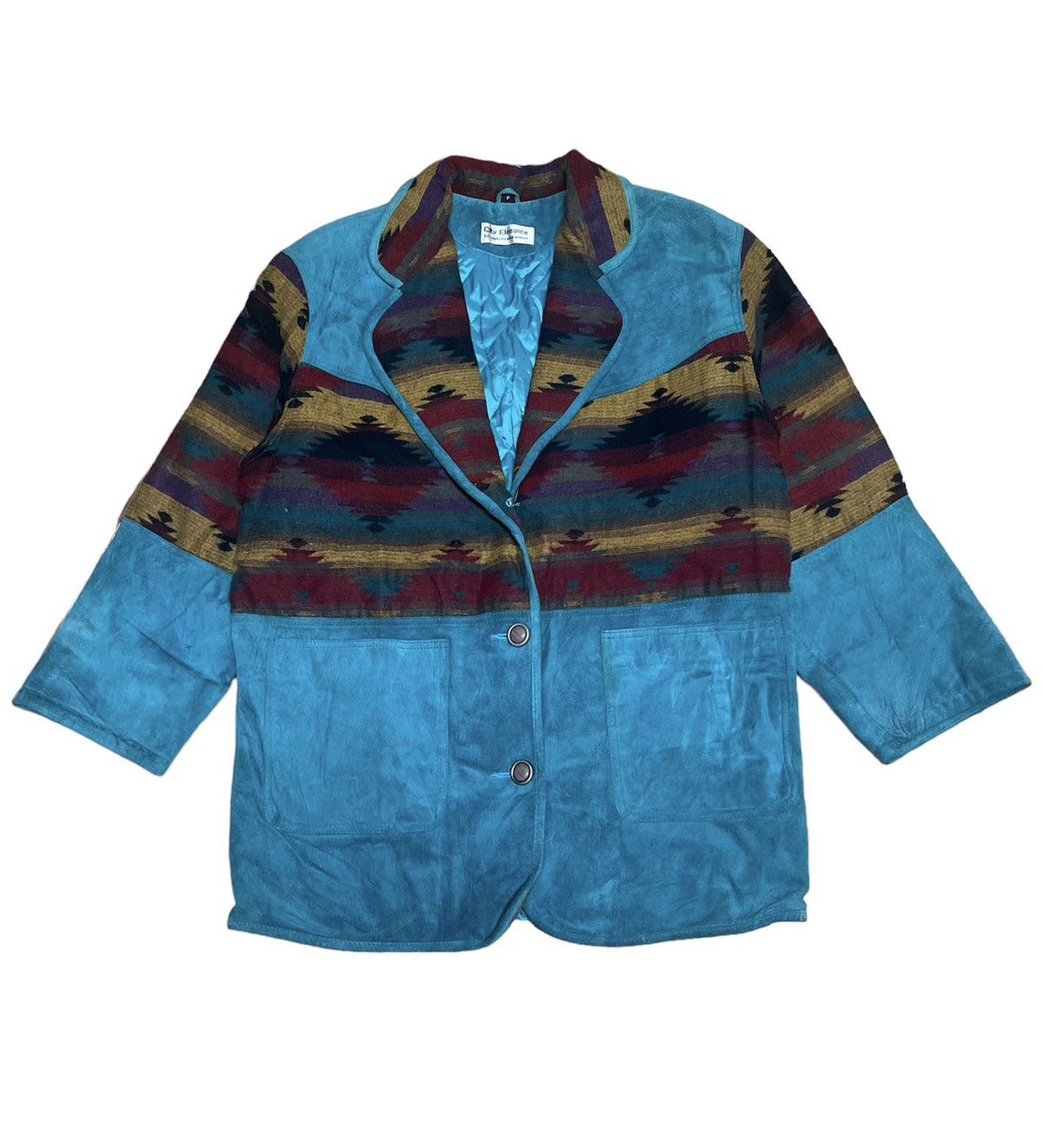 Japanese Brand Japanese City Elegance Navajo Leather Jacket Size M / US 6-8 / IT 42-44 - 1 Thumbnail