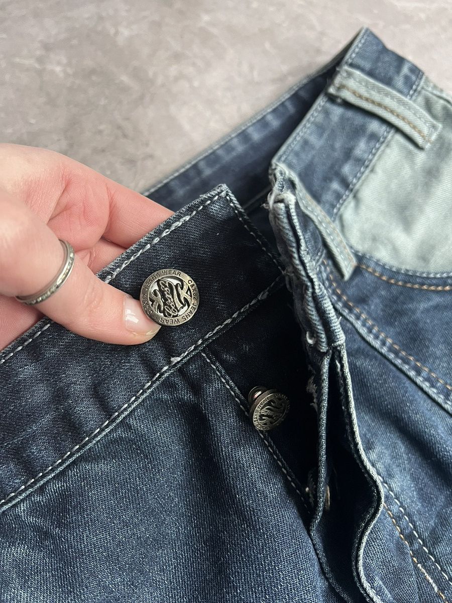 Dolce & Gabbana Deconstructed tornado mart style distressed jeans y2k Size US 33 - 6 Thumbnail