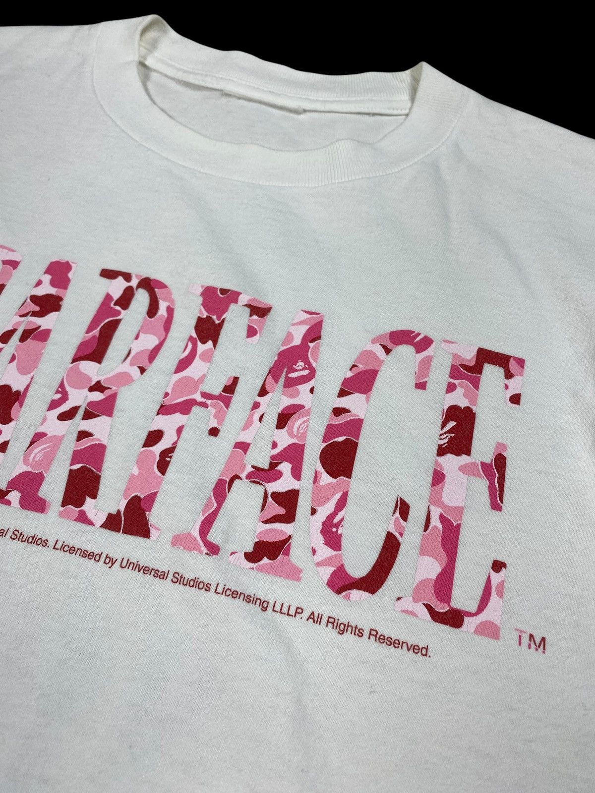 Bape Bape Scarface Pink Camo T-Shirt Size US M / EU 48-50 / 2 - 5 Thumbnail