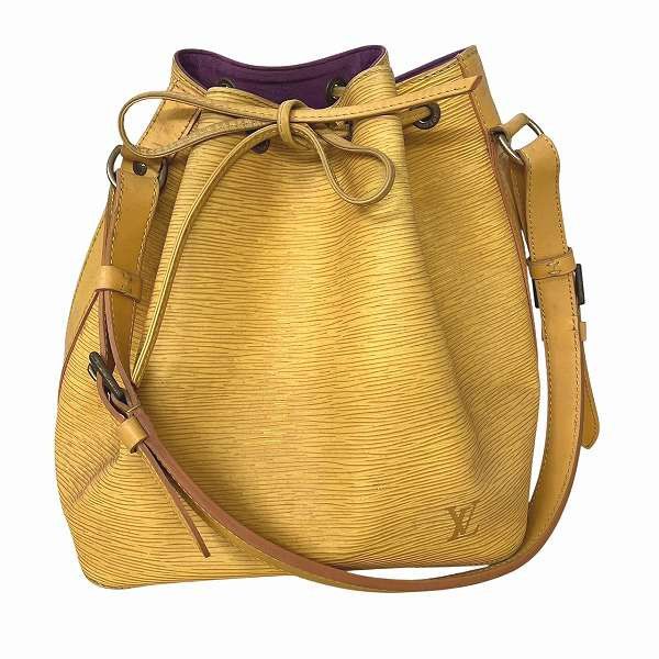 Louis Vuitton Louis Vuitton Petit Noe Epi Shoulder Bag Leather